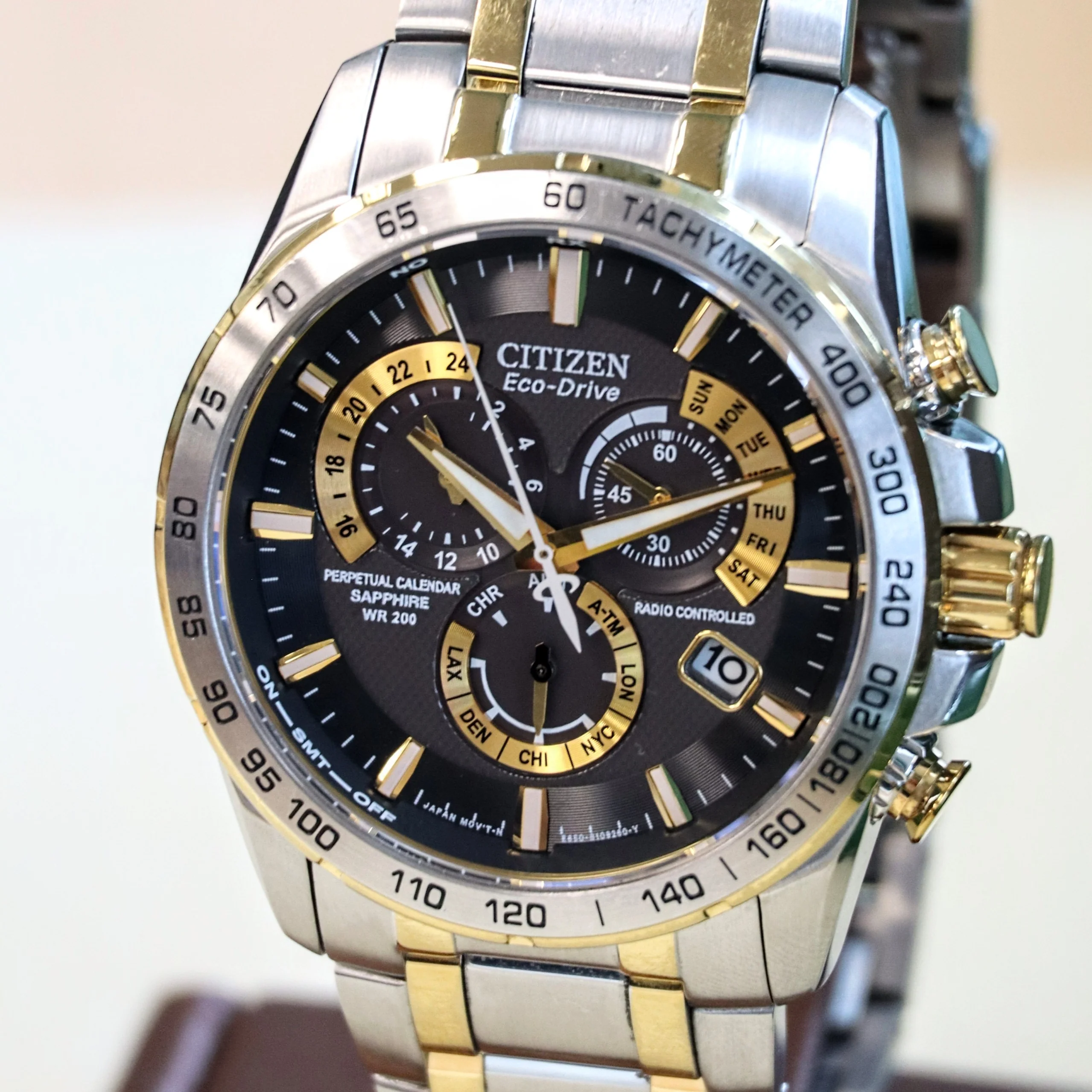 CITIZEN PCAT Watch Perpetual Calendar Ref. AT4004-52E Radio Controlled Eco-Drive Wristwatch - Image 7
