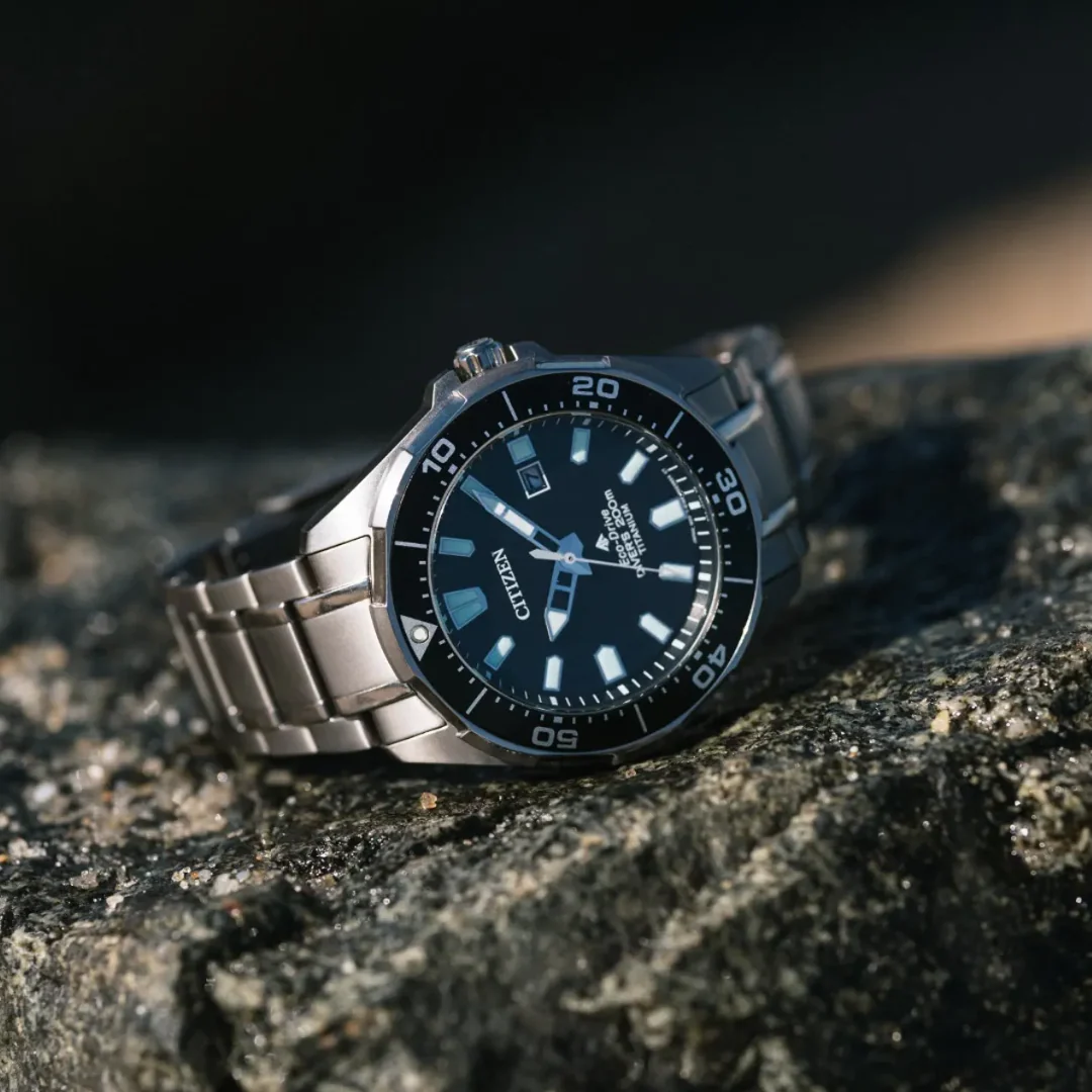 Citizen Promaster Dive Eco-Drive Watch BN0200-56E Super Titanium - BRAND NEW! 2-Box & Papers - Image 6