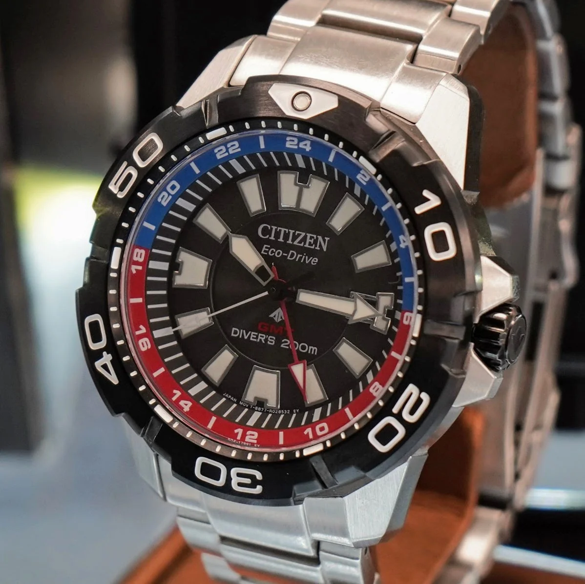 CITIZEN Promaster GMT Diver Eco-Drive Watch BJ7128-59E - ALL Original Double BOX! - Image 2