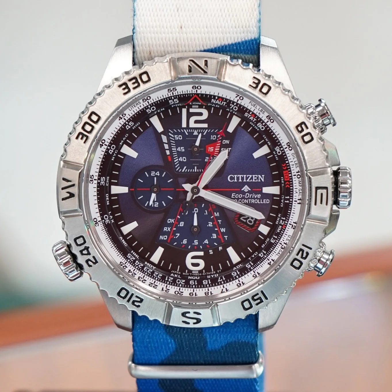 CITIZEN Promaster Navihawk A-T Watch Atomic Timekeeping Wristwatch AT8220-55L - Image 2