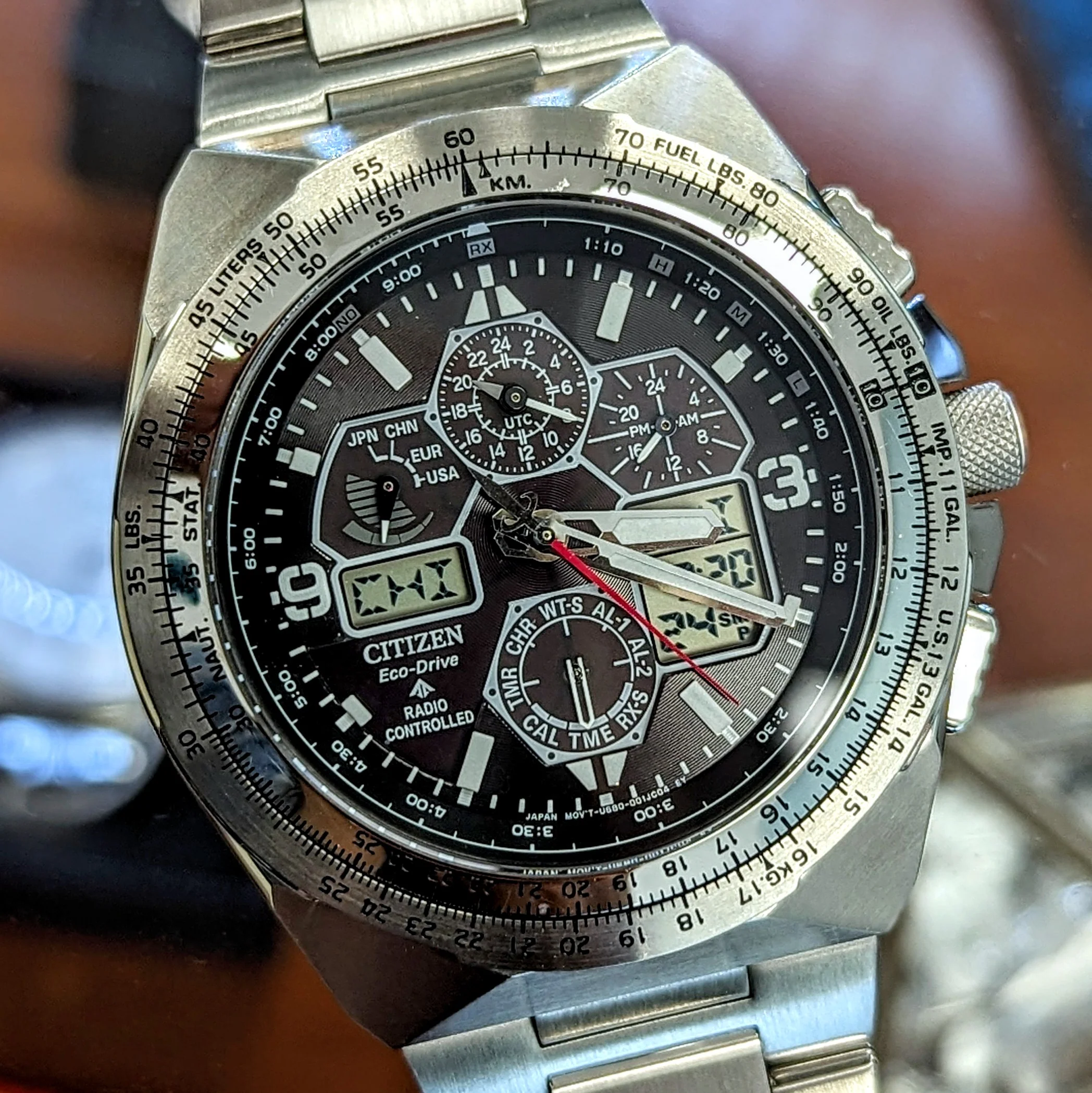 CITIZEN Promaster Skyhawk A-T Watch Eco-Drive Radio Controlled Wristwatch Ref. JY8120-58E - Image 9