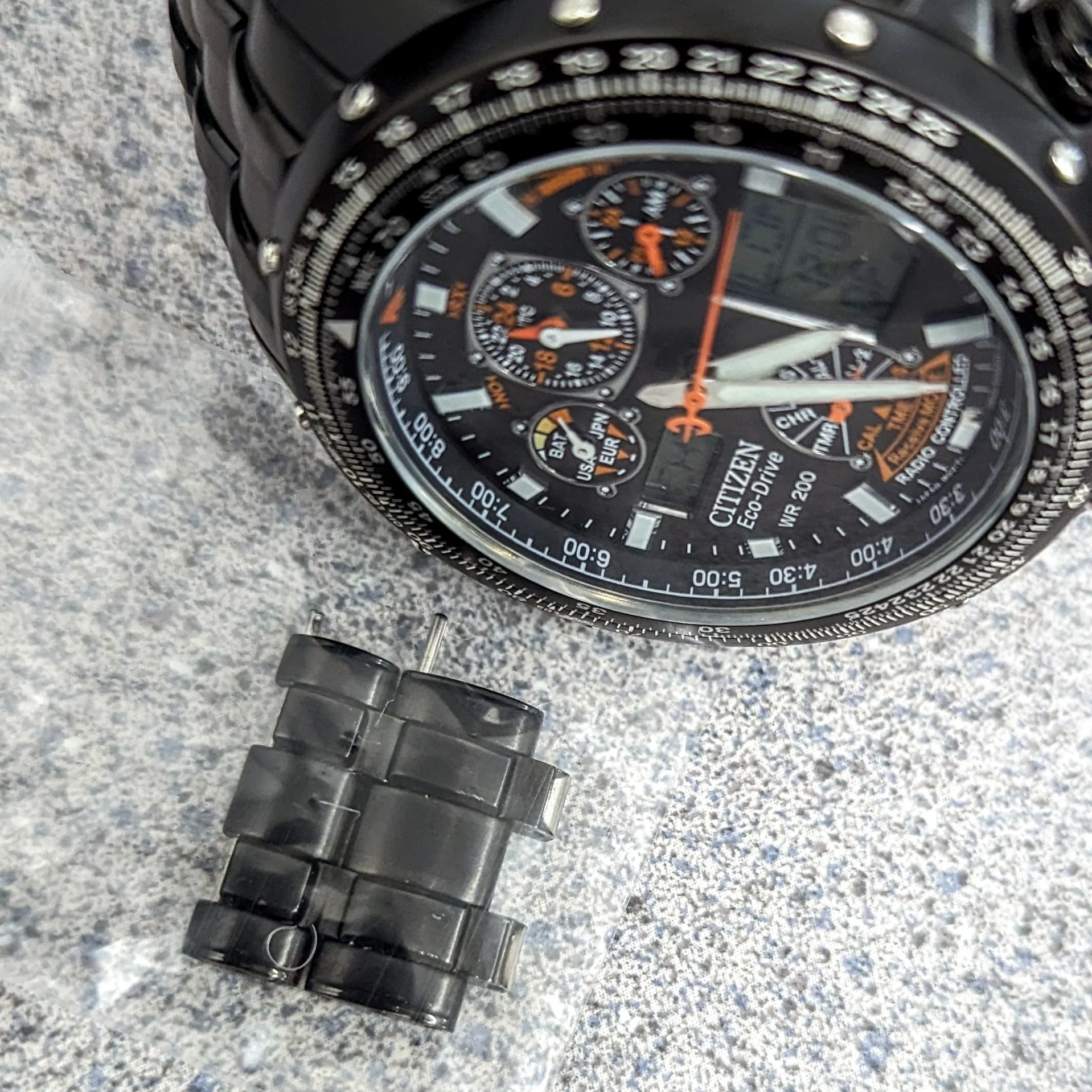 CITIZEN Promaster Skyhawk A-T Wristwatch Radio Controlled Eco-Drive “Black Eagle” JY0005-50E - Image 13