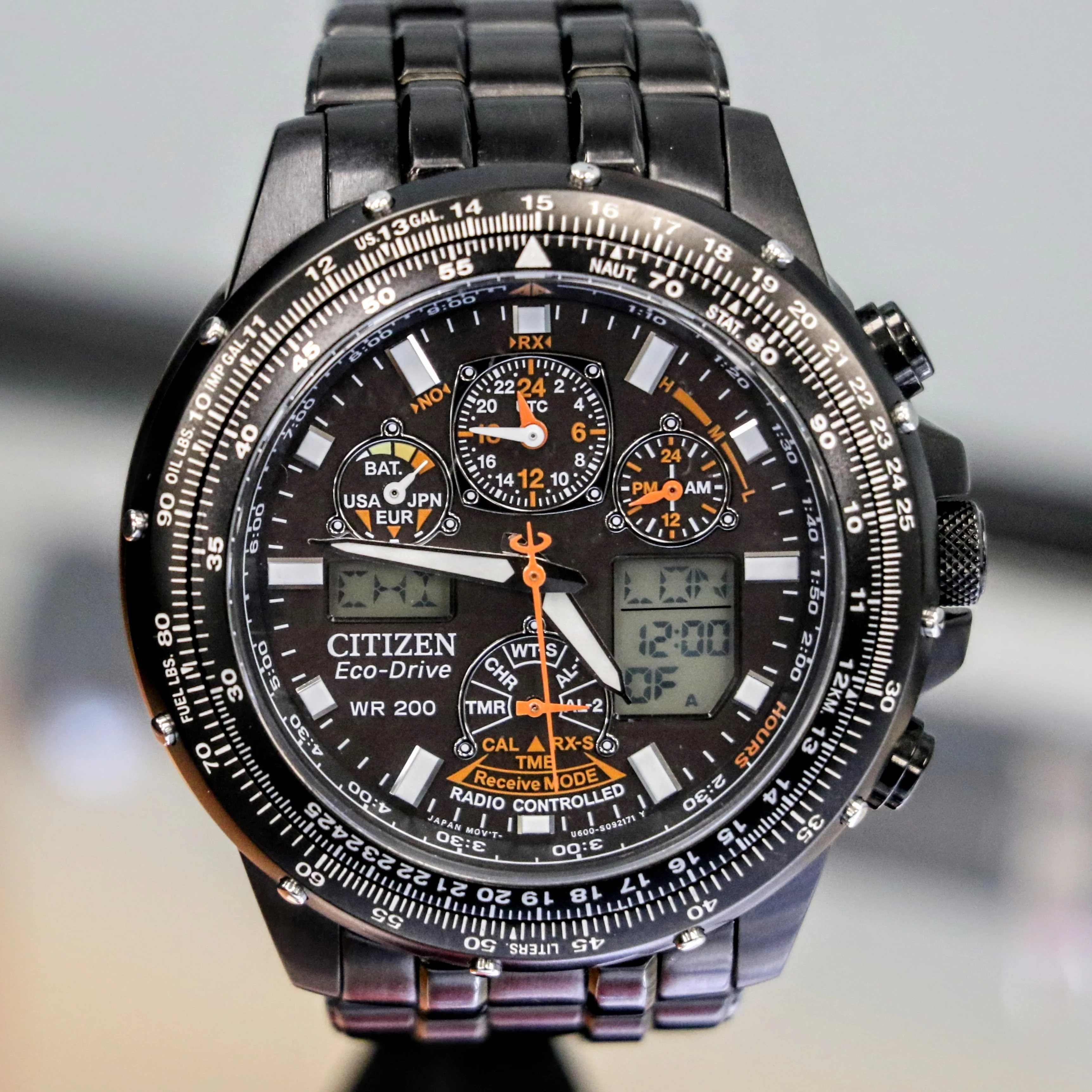 CITIZEN Promaster Skyhawk A-T Wristwatch Radio Controlled Eco-Drive “Black Eagle” JY0005-50E - Image 5