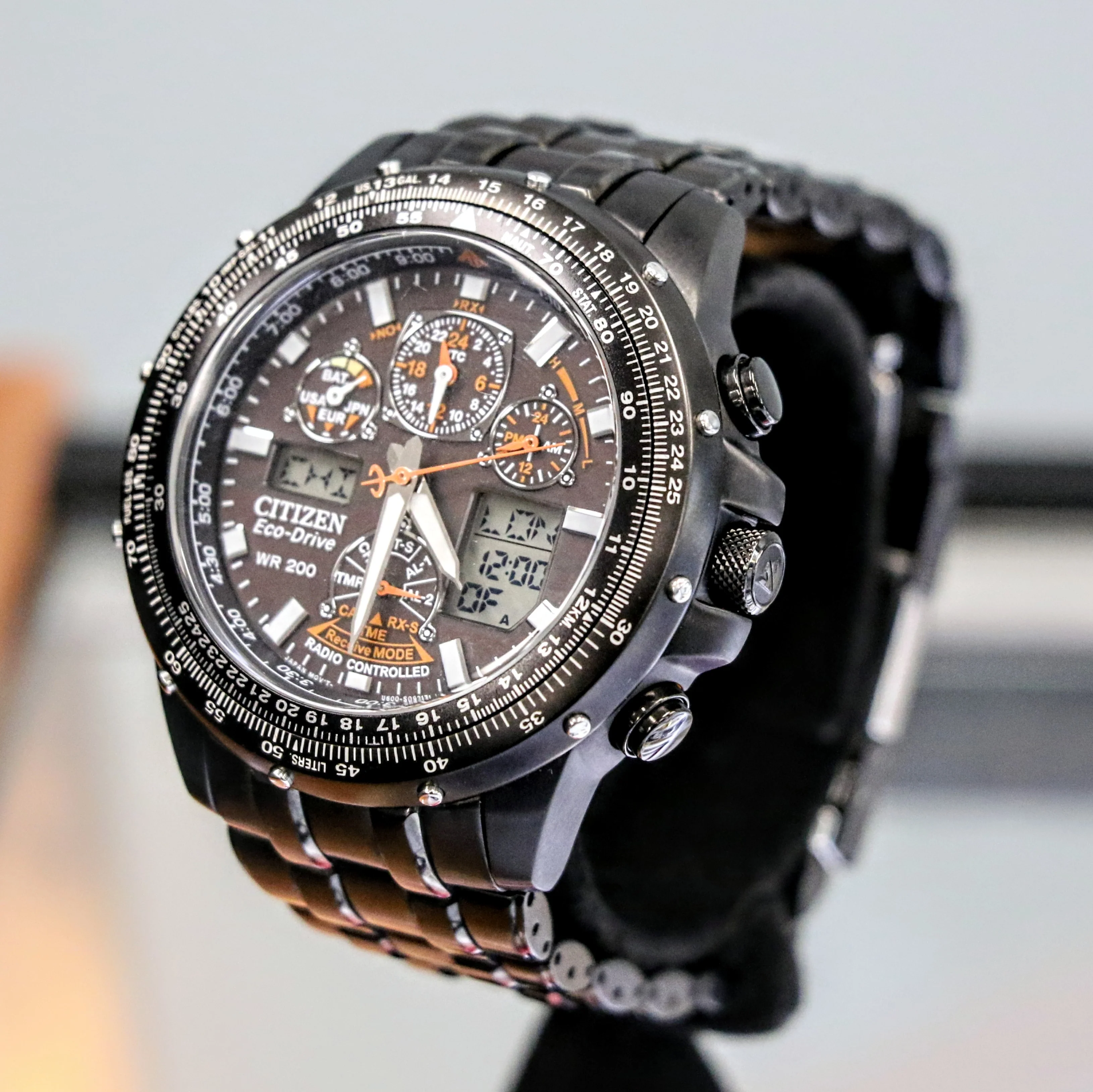 CITIZEN Promaster Skyhawk A-T Wristwatch Radio Controlled Eco-Drive “Black Eagle” JY0005-50E - Image 7