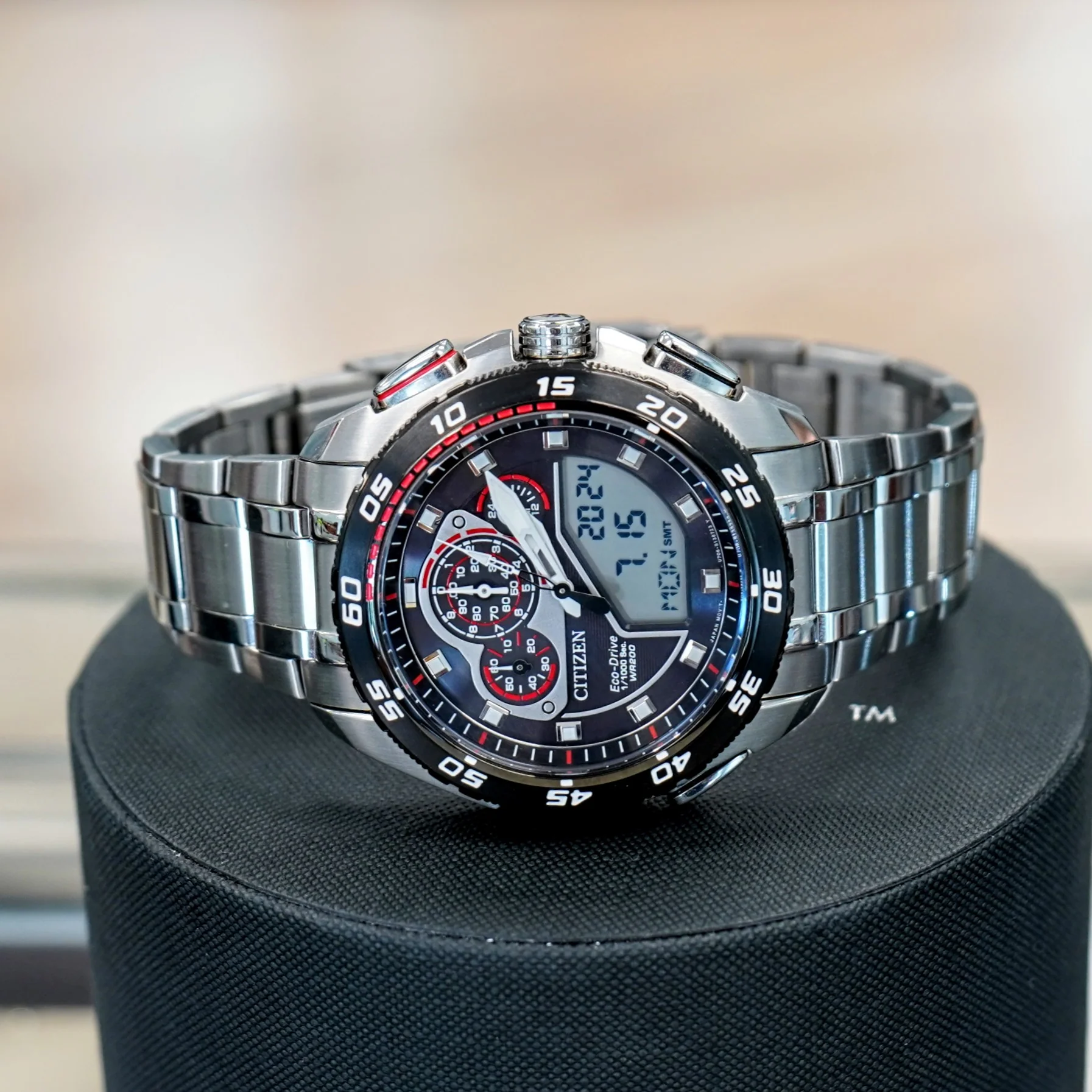 CITIZEN Promaster SST Watch Eco-Drive Chronograph Wristwatch Ref. JW0111-55E ALL Original, Box & Papers! - Image 8