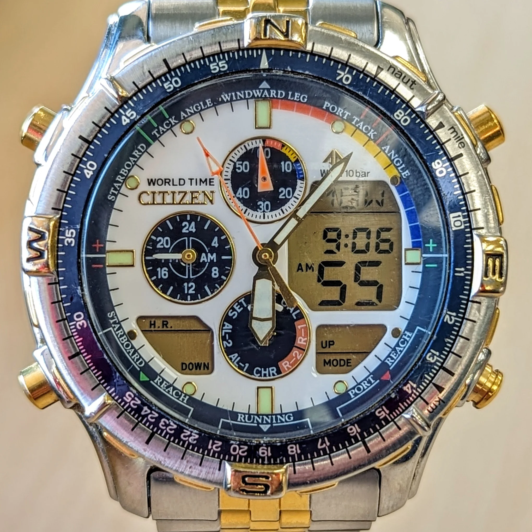 CITIZEN Navisurf Promaster World Time Watch C320-Q00524 Analog & Digital Wristwatch - Image 4