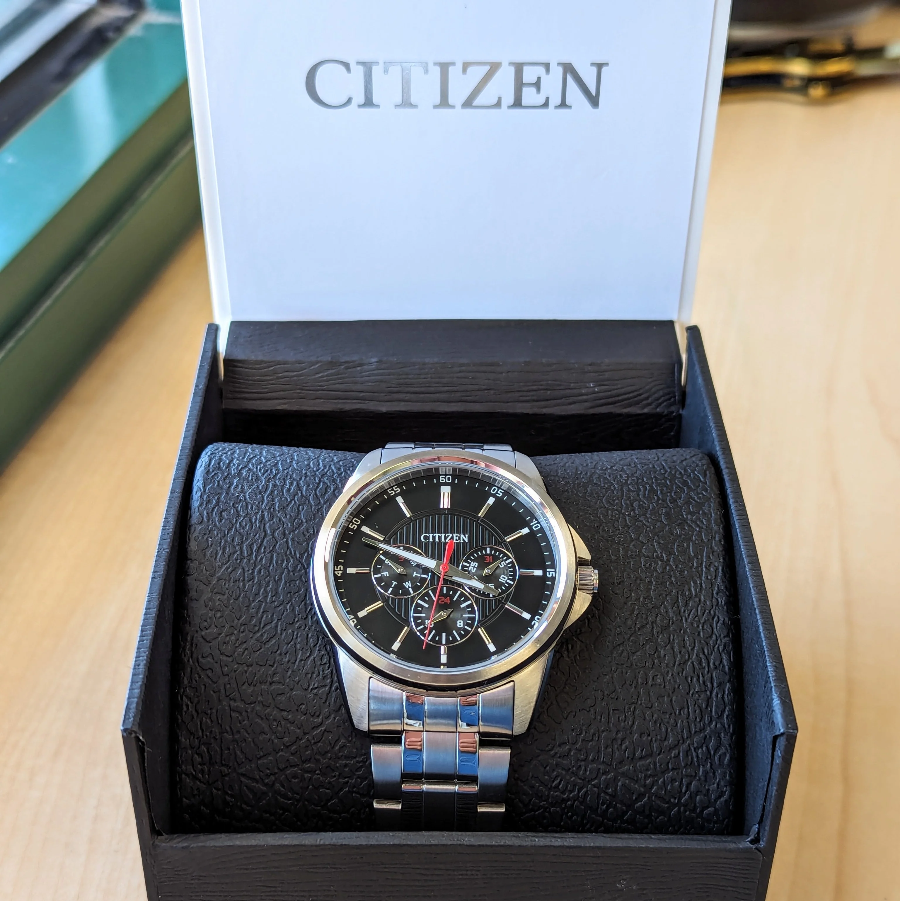 CITIZEN Quartz Watch Ref. AG8340-58E ALL Stainless Steel Cal. 6329 ALL Original! In Box! - Image 11