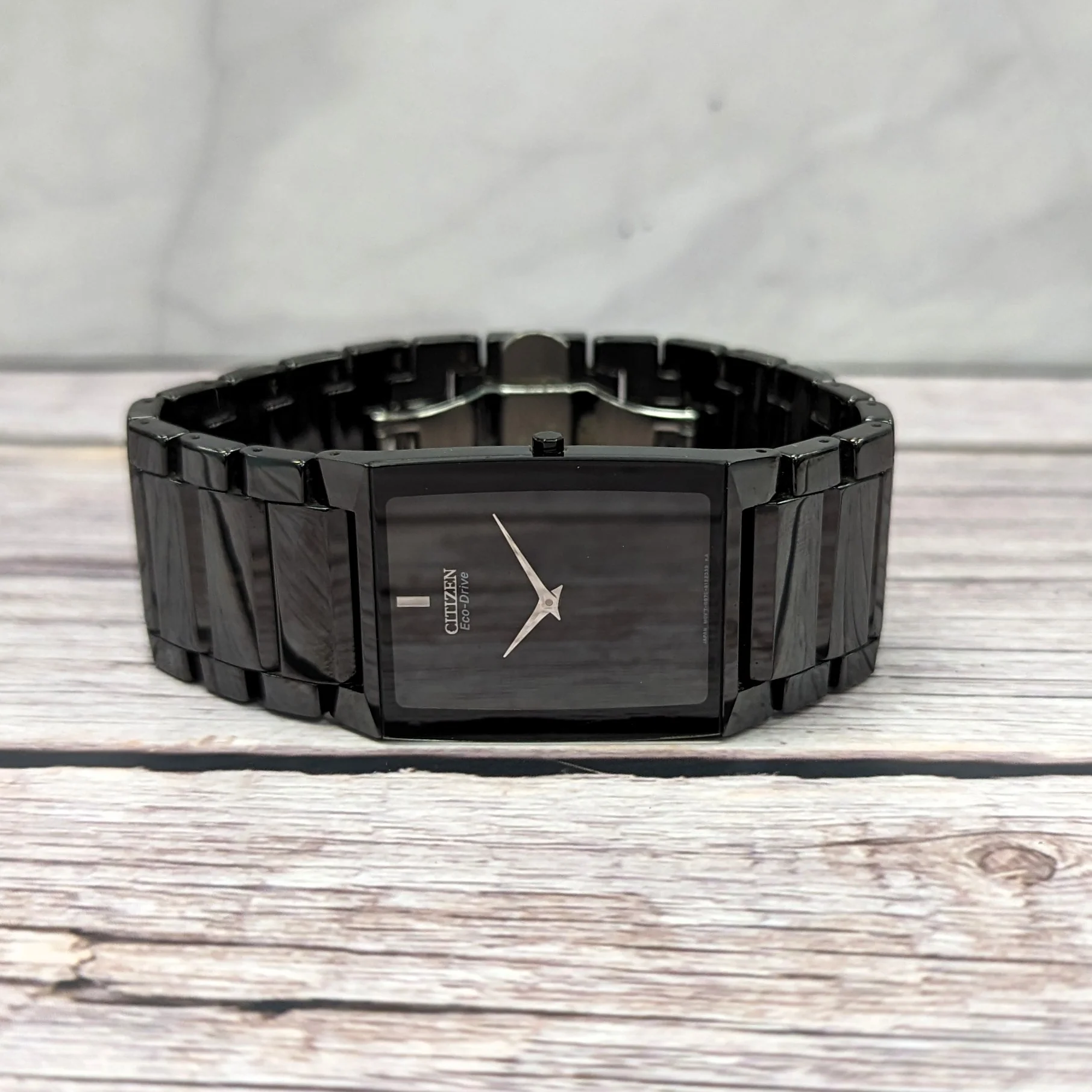 CITIZEN Stiletto Blade Eco-Drive Ceramic Watch AR3045-52E 28mm Dress Wristwatch - Image 10