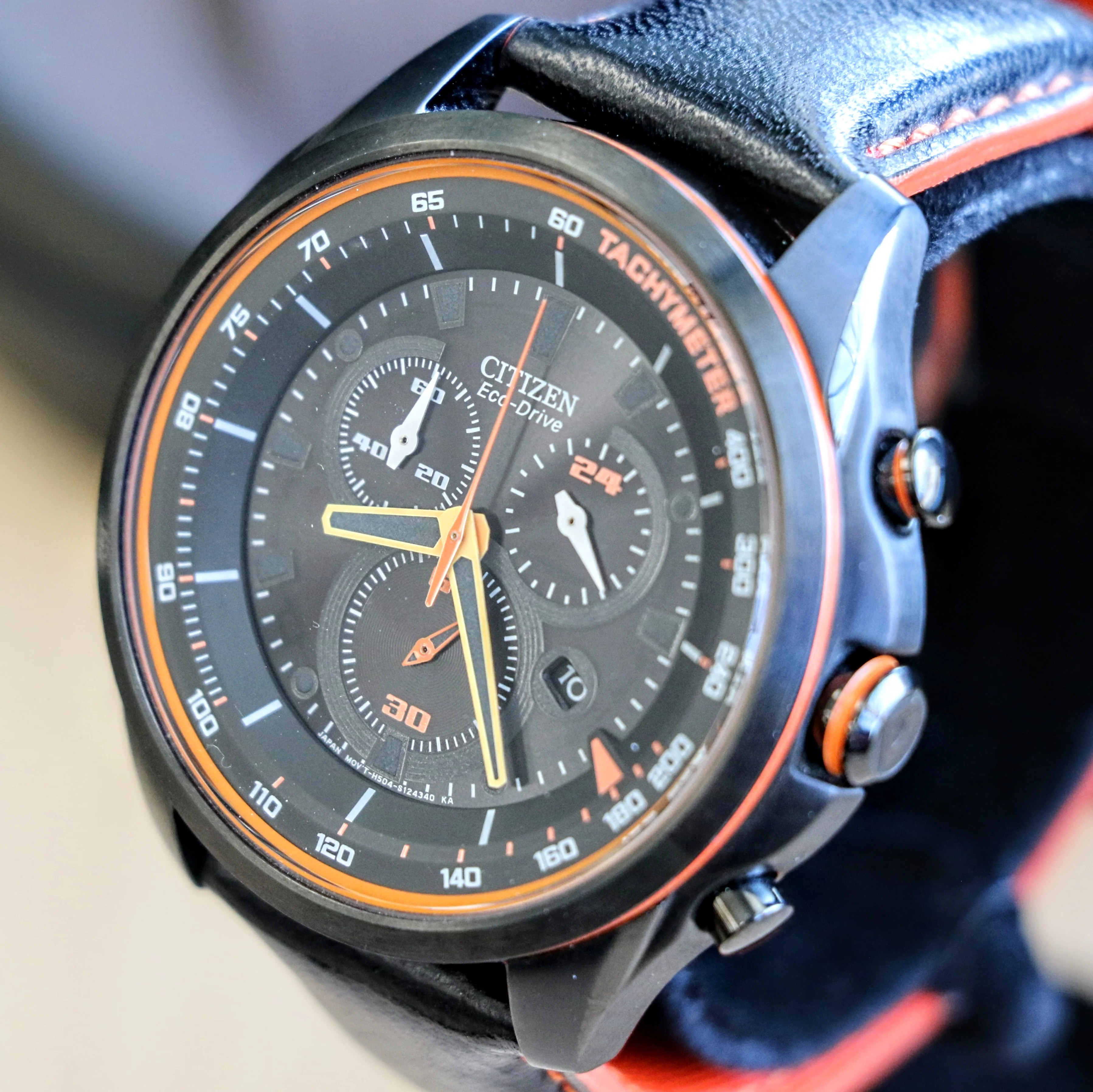 CITIZEN Weekender Eco-Drive Chronograph Watch Date WR Wristwatch Ref. AT2185-06E - In Box!! - Image 4