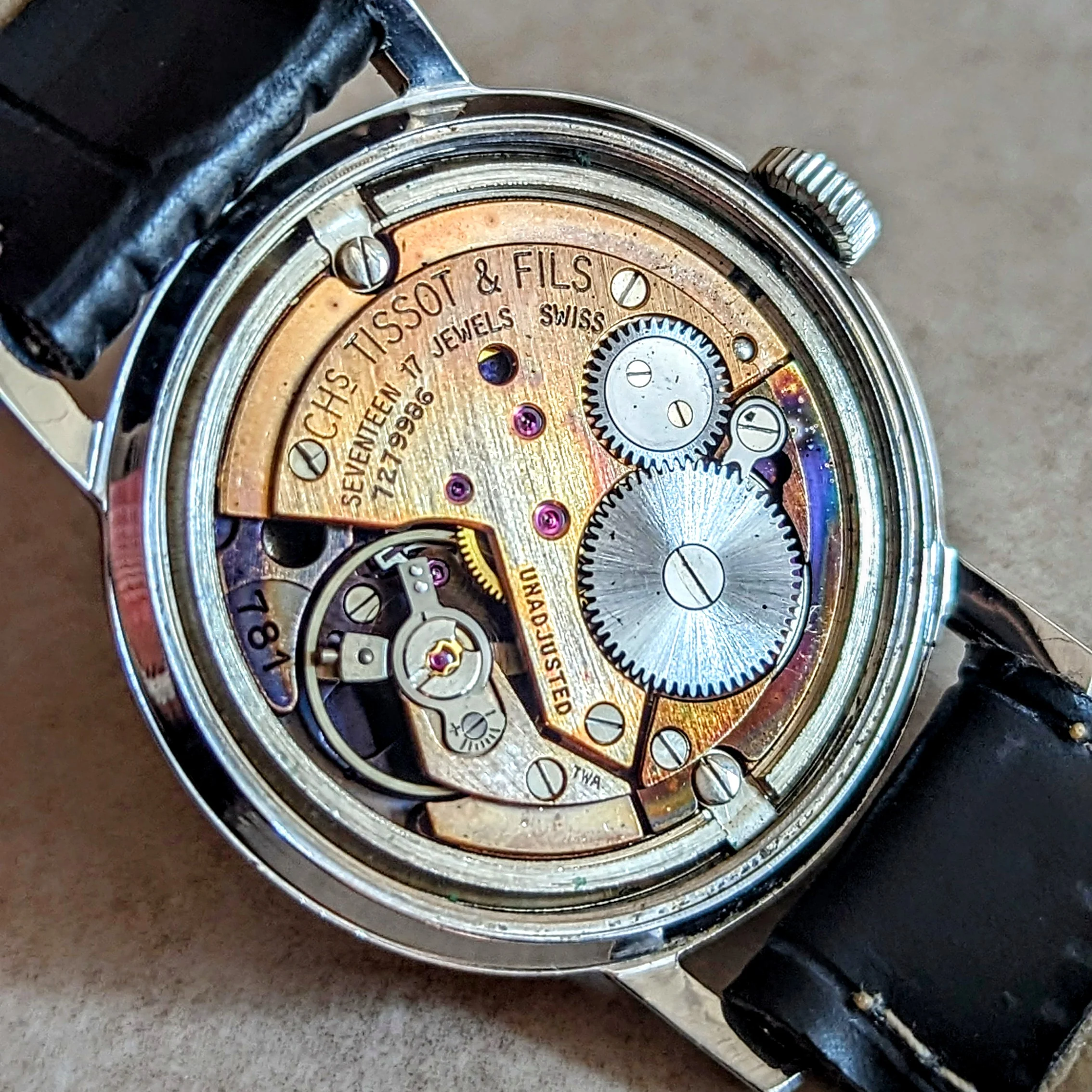 Classic TISSOT Seastar Watch Caliber 781 17 Jewels Swiss Made Men's Wristwatch - Image 14