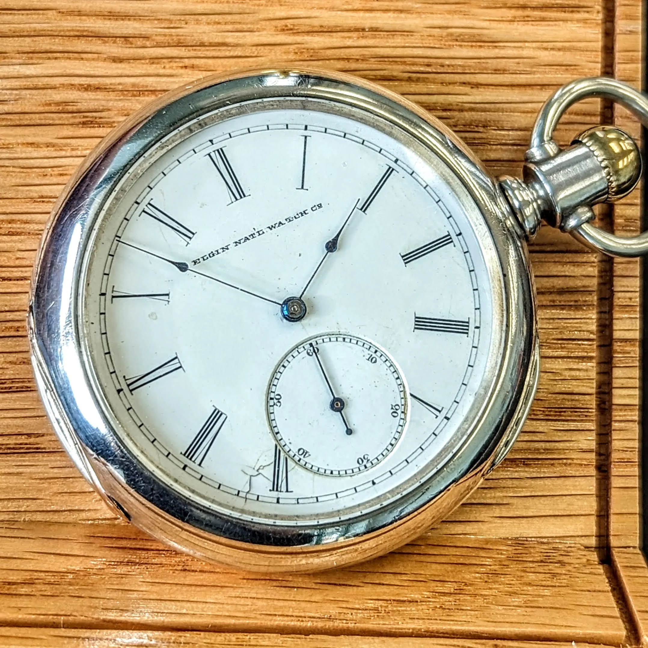 1888 ELGIN Natl Watch Co. Pocket Watch 16s 11 Jewels Grade 92 Wristwatch - Image 5