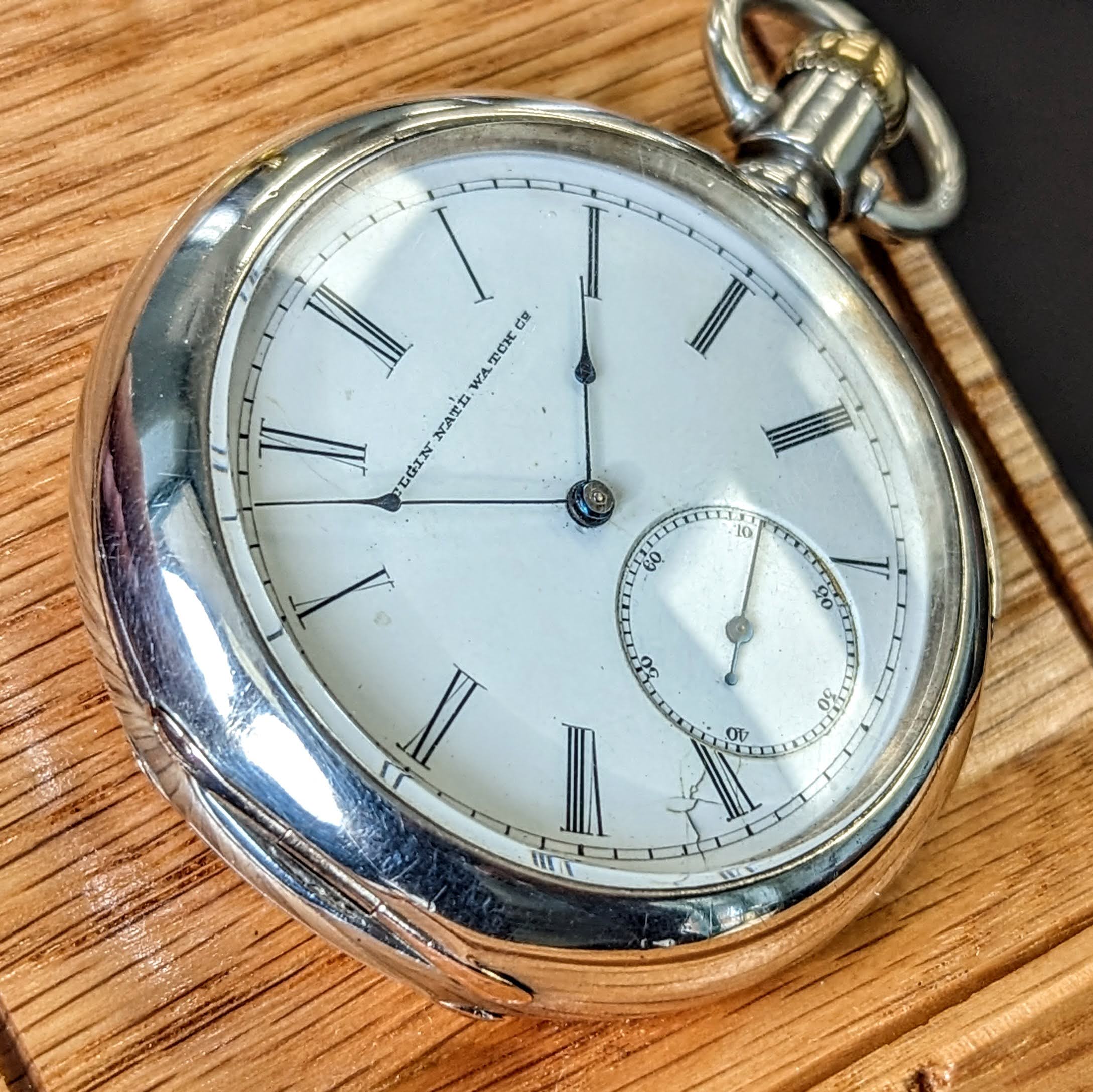1888 ELGIN Natl Watch Co. Pocket Watch 16s 11 Jewels Grade 92 Wristwatch - Image 6