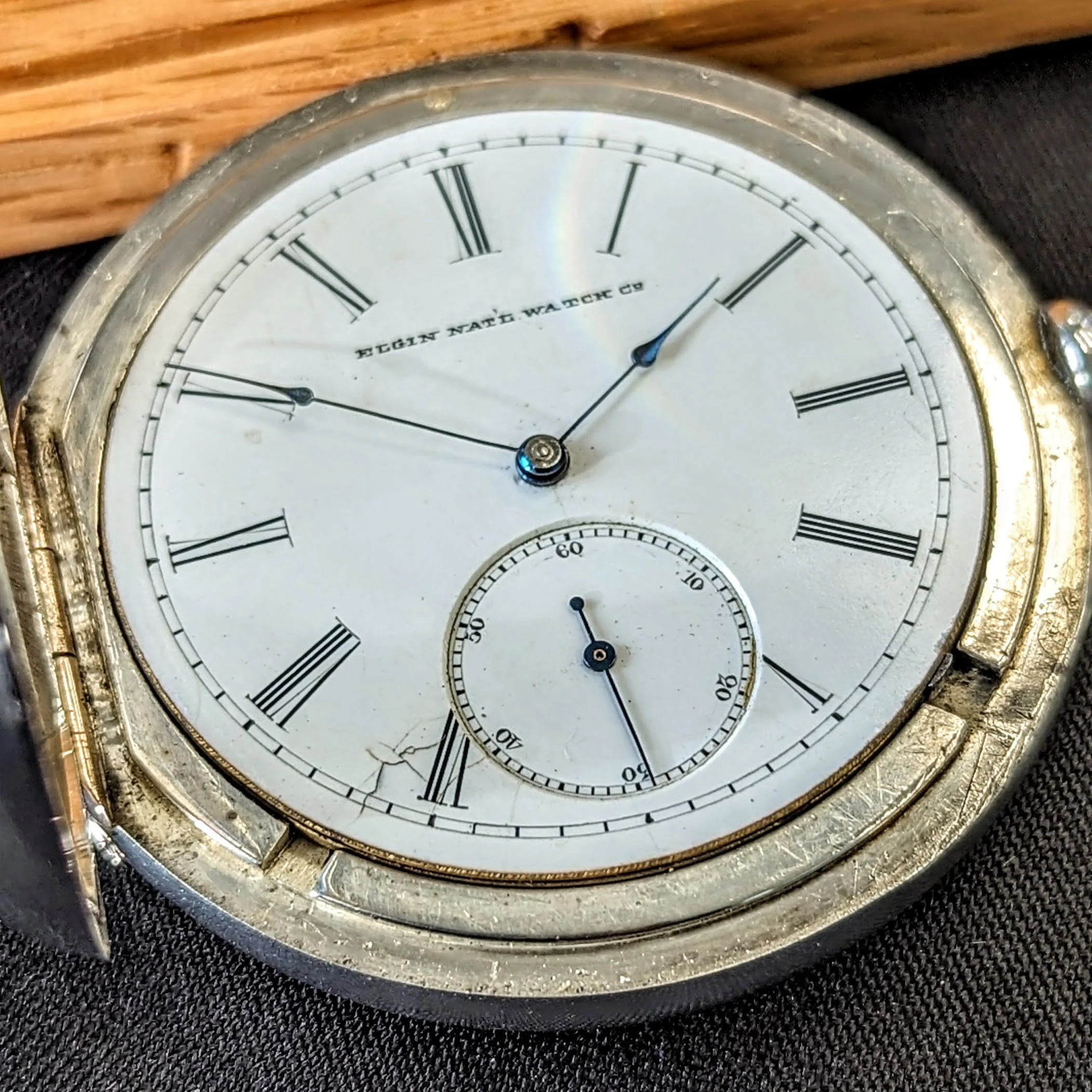 1888 ELGIN Natl Watch Co. Pocket Watch 16s 11 Jewels Grade 92 Wristwatch - Image 7