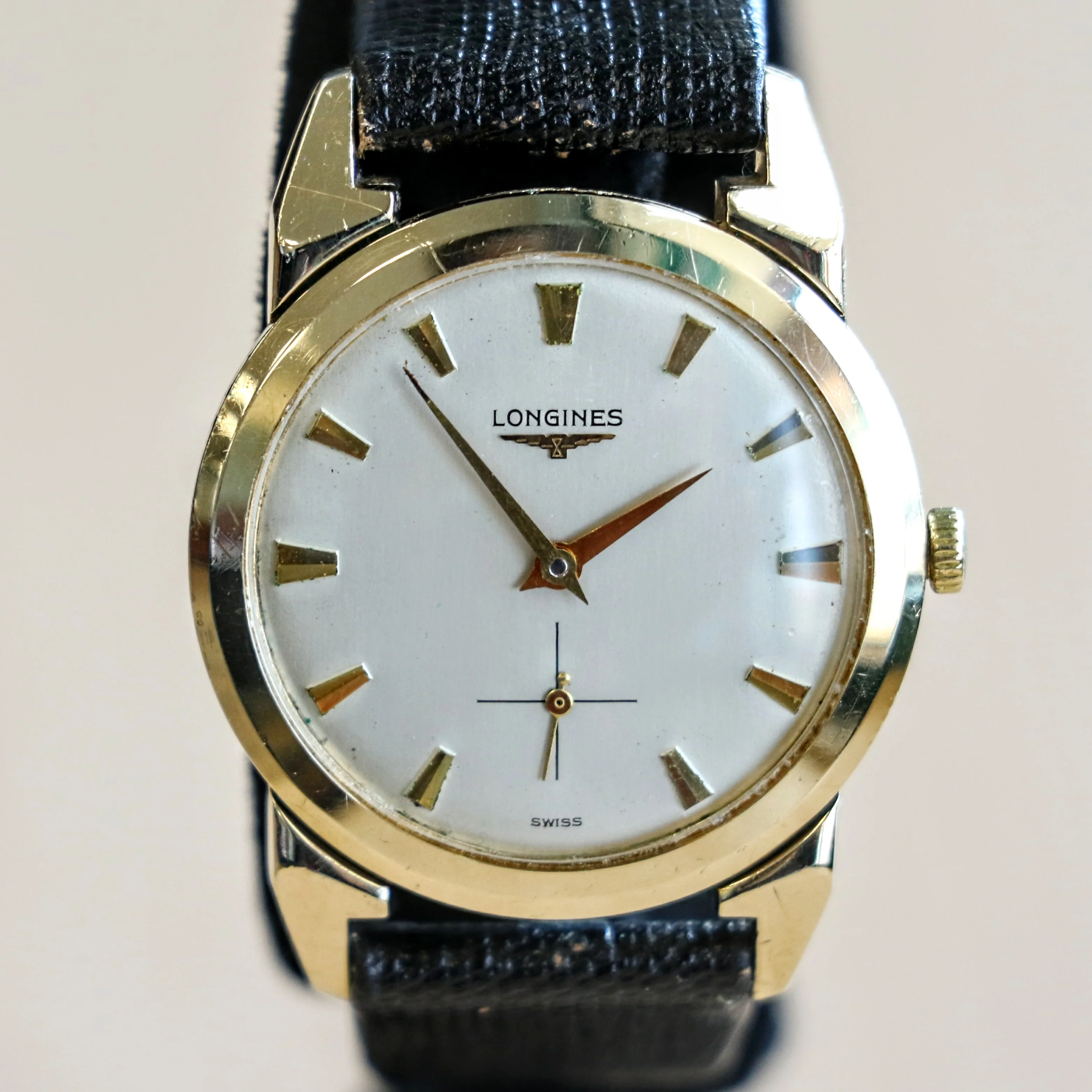 1955 LONGINES Watch 17 Jewels Cal. 23Z Fancy Lugs Vintage Swiss Made Wristwatch - Image 2