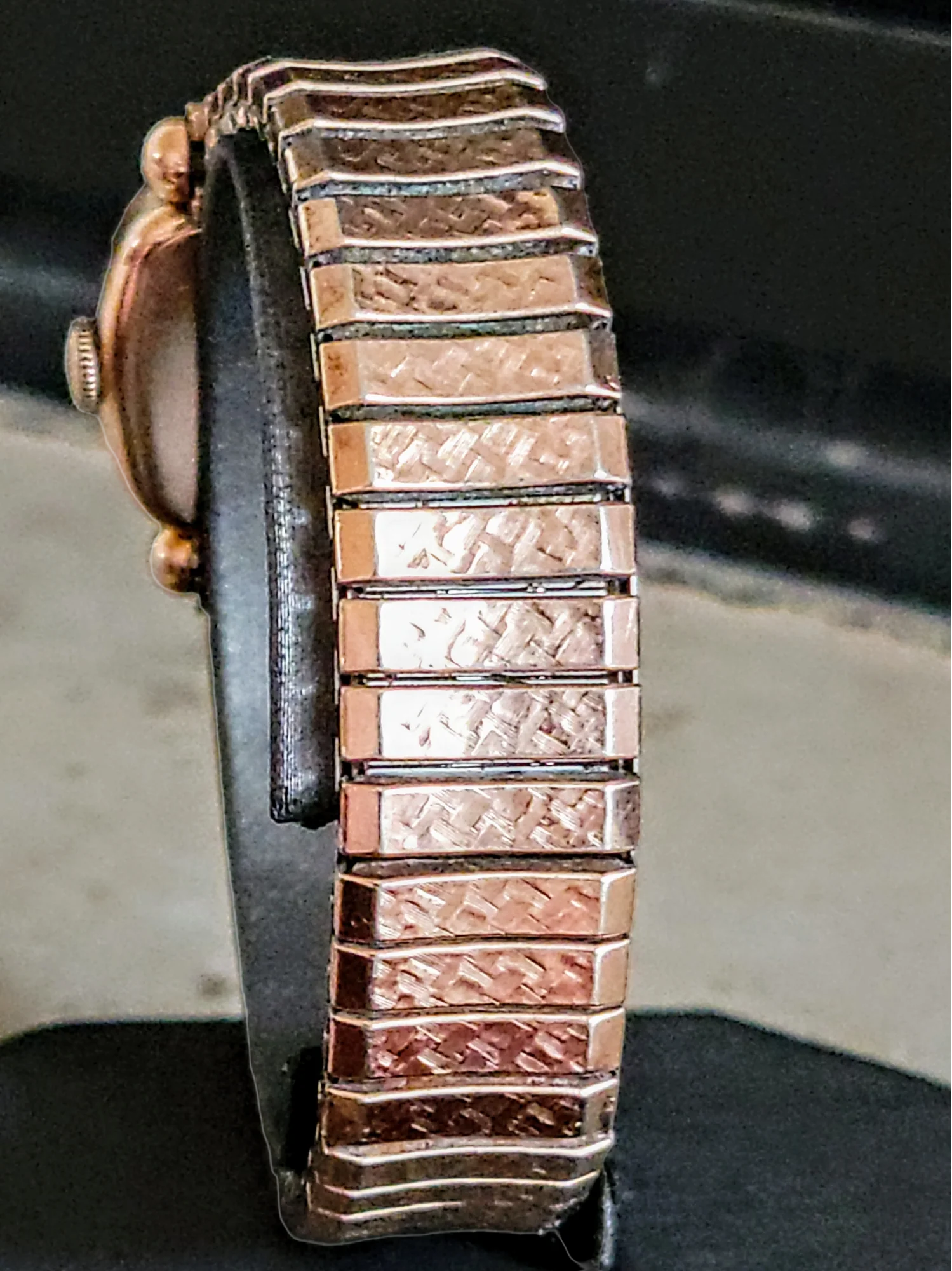 Coral Martin 1941 Hamilton Watch Rose Gold Filled Case & Bracelet - In Box! - Image 10