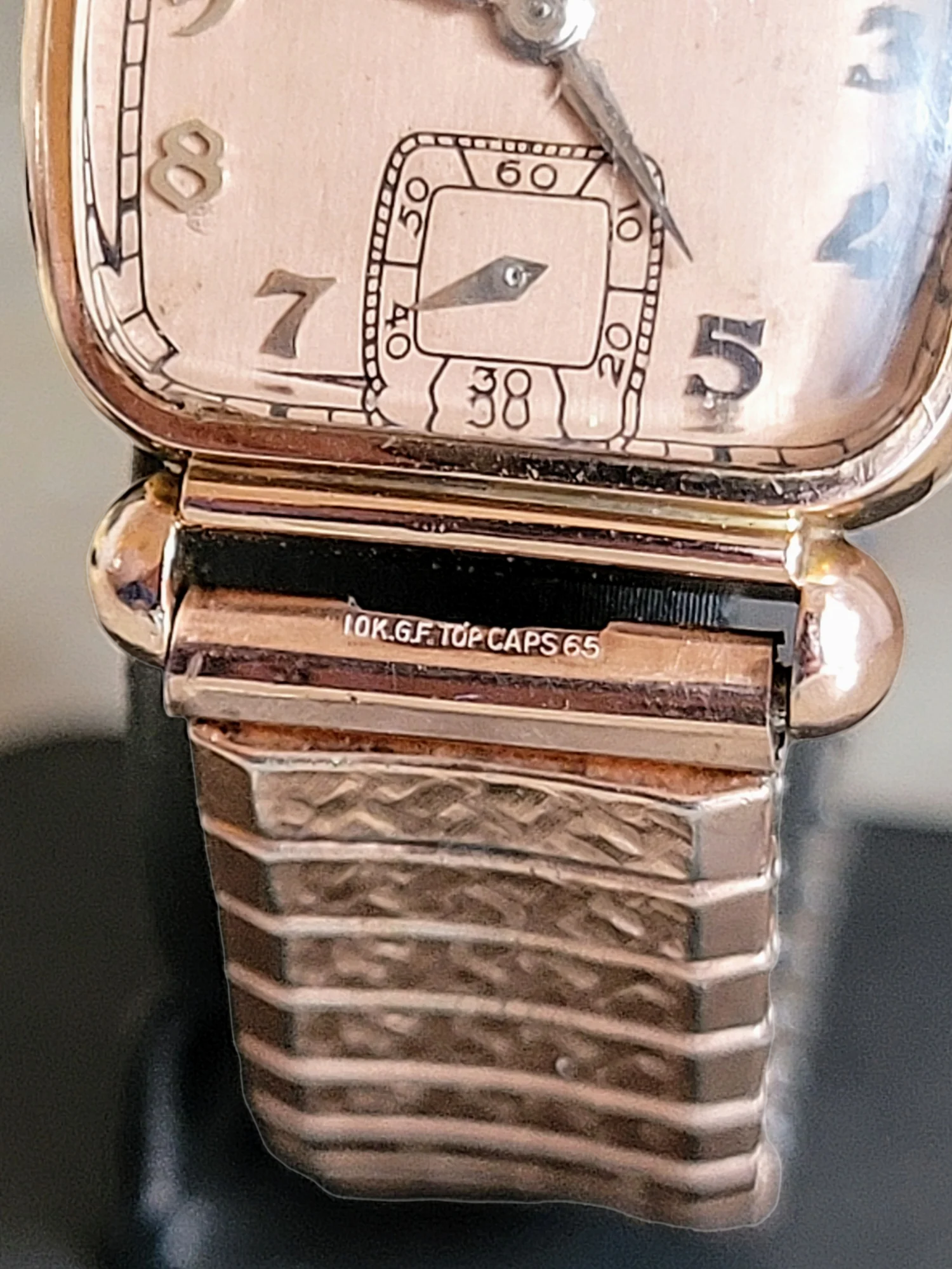 Coral Martin 1941 Hamilton Watch Rose Gold Filled Case & Bracelet - In Box! - Image 14