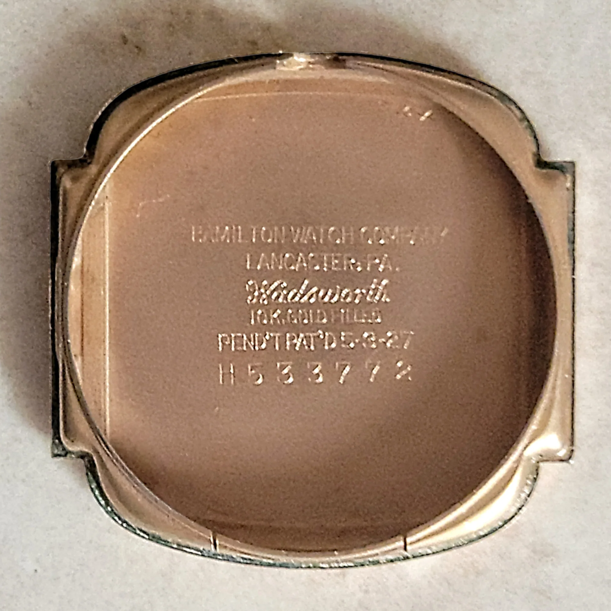 Coral Martin 1941 Hamilton Watch Rose Gold Filled Case & Bracelet - In Box! - Image 9