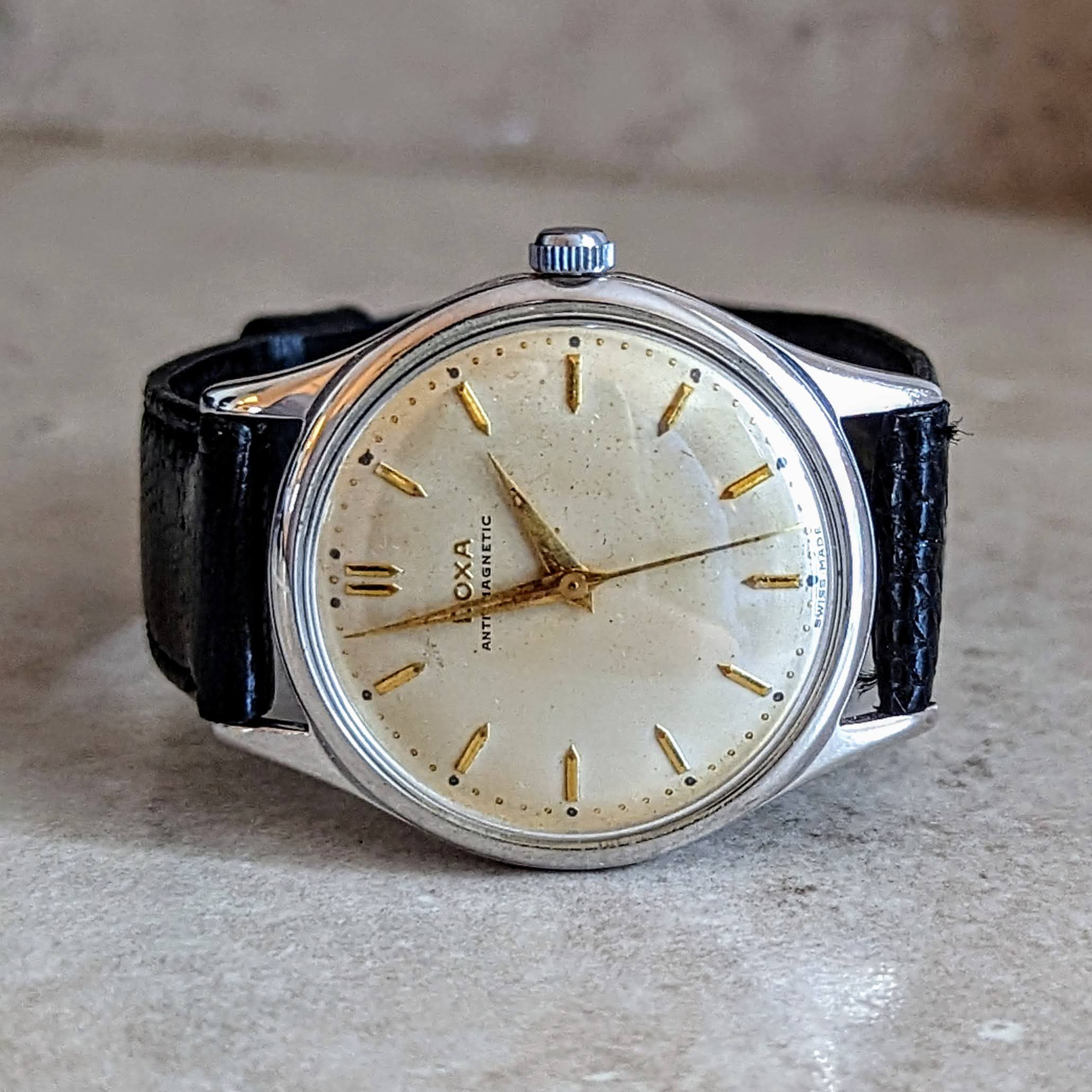 DOXA Anti-Magnetic Jumbo Wristwatch ETA 1147 Swiss Made Mechanical Watch - Image 10
