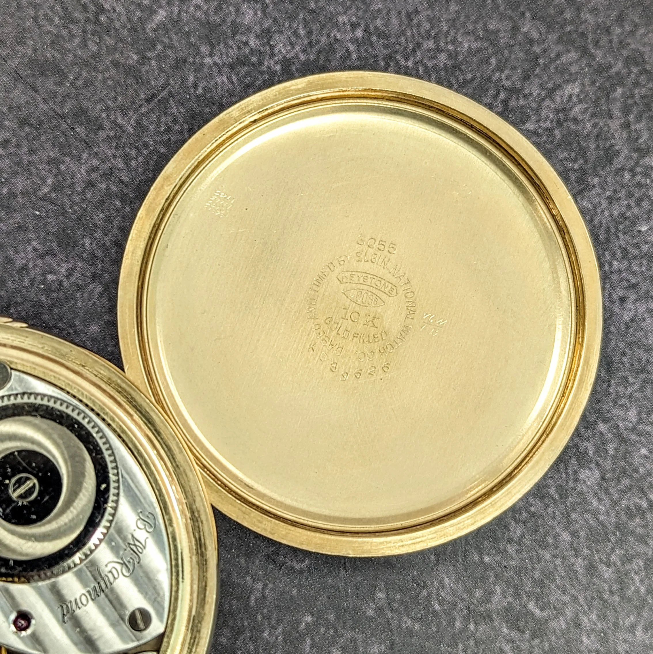 1954 Elgin B.W. Raymond Pocket Watch 16s Grade 571 Lever Set 21 Jewels 9 Adjustments - Image 13
