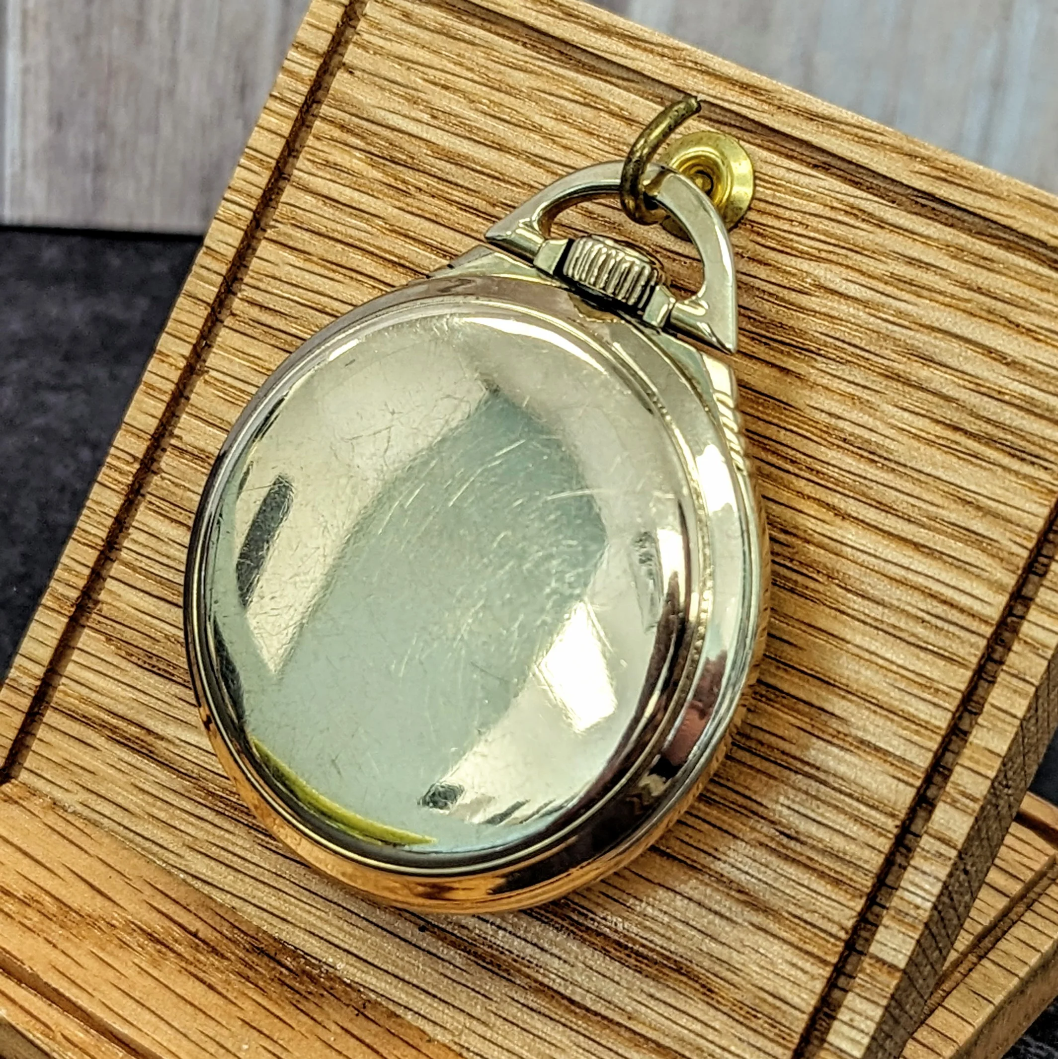 1954 Elgin B.W. Raymond Pocket Watch 16s Grade 571 Lever Set 21 Jewels 9 Adjustments - Image 8