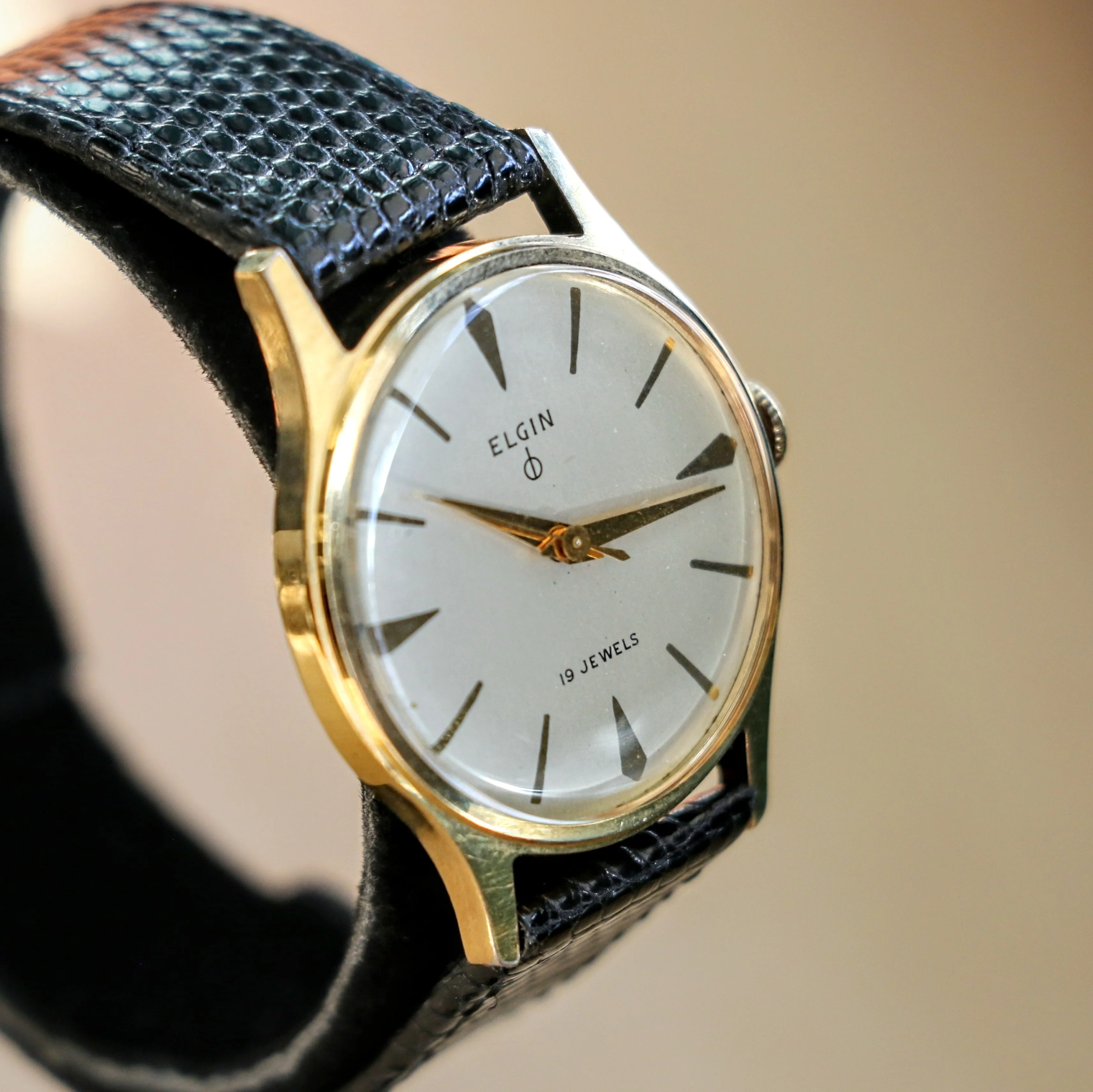 ELGIN DuraPower Wristwatch 19 Jewels Ref. 4254 Grade 752 Vintage U.S.A Watch - Image 4
