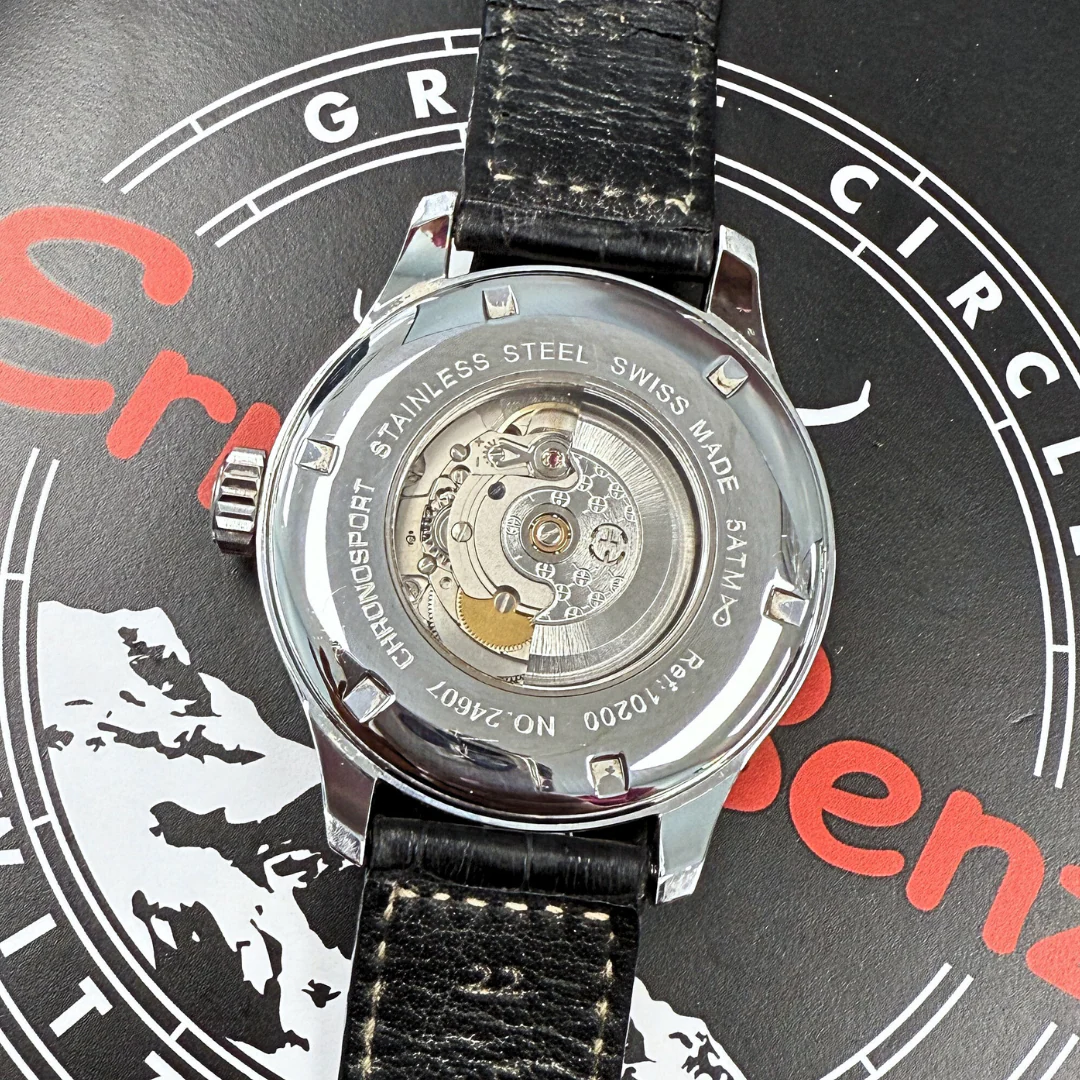 Ernst Benz Chronosport Roman Contemporary Watch GC10252 Automatic 47mm S.S. Ref. 10200 ALL Original - Full Kit 2-Box & Papers - Image 11