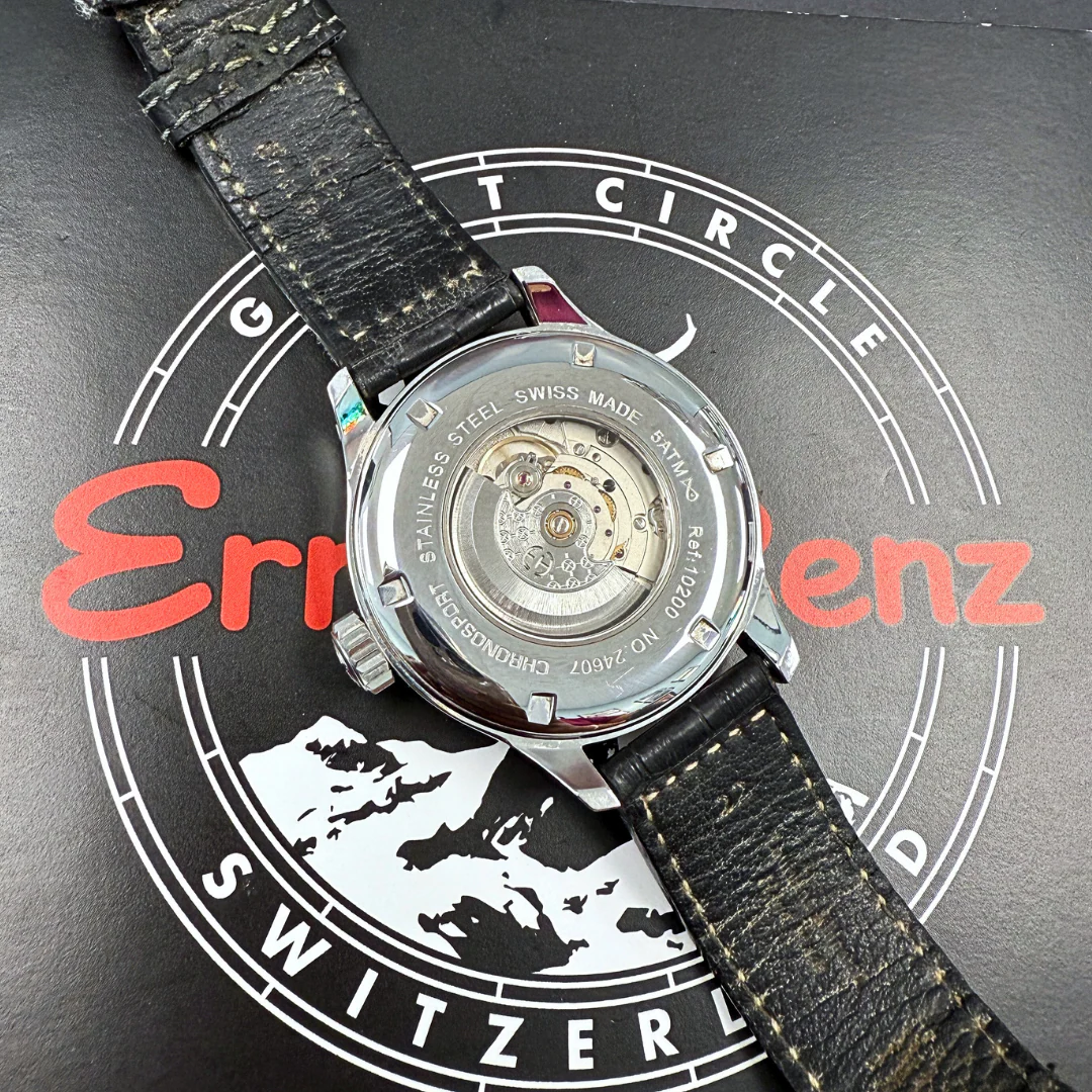 Ernst Benz Chronosport Roman Contemporary Watch GC10252 Automatic 47mm S.S. Ref. 10200 ALL Original - Full Kit 2-Box & Papers - Image 12