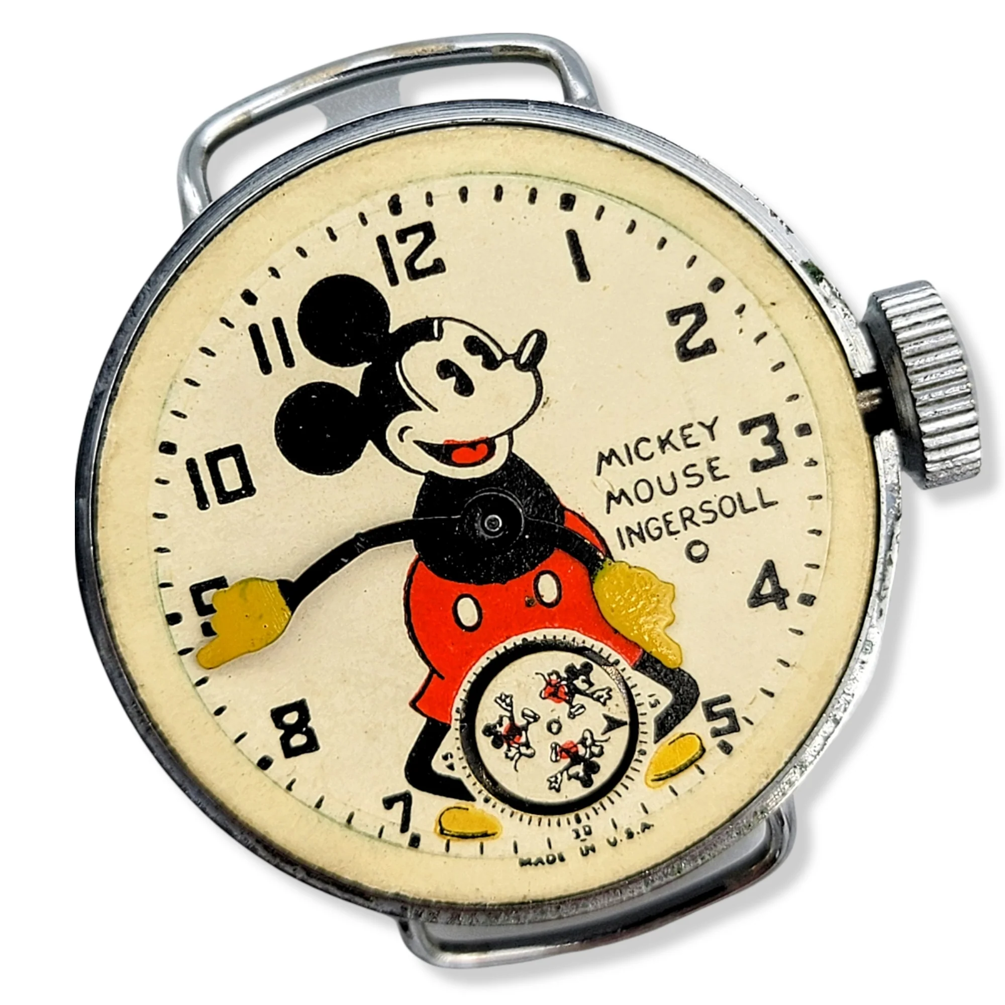 "First Edition" 1933 Mickey Mouse Ingersoll Watch - Image 10