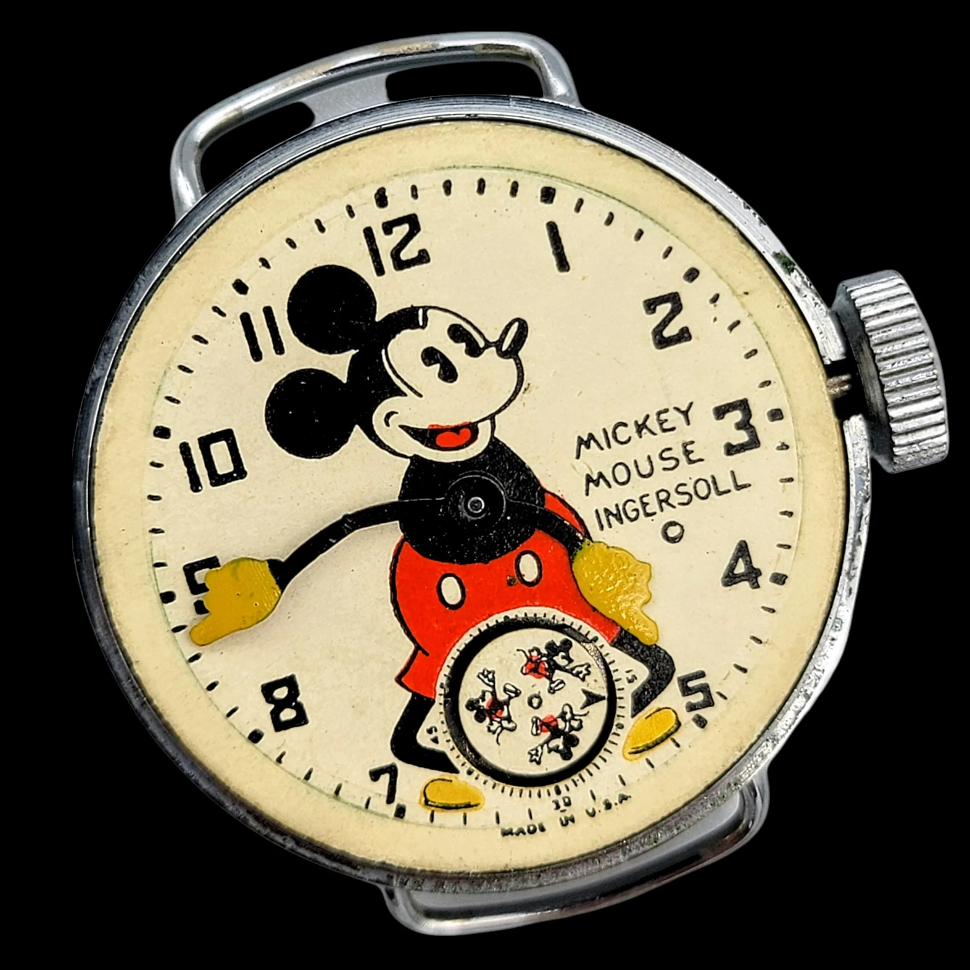 "First Edition" 1933 Mickey Mouse Ingersoll Watch - Image 6