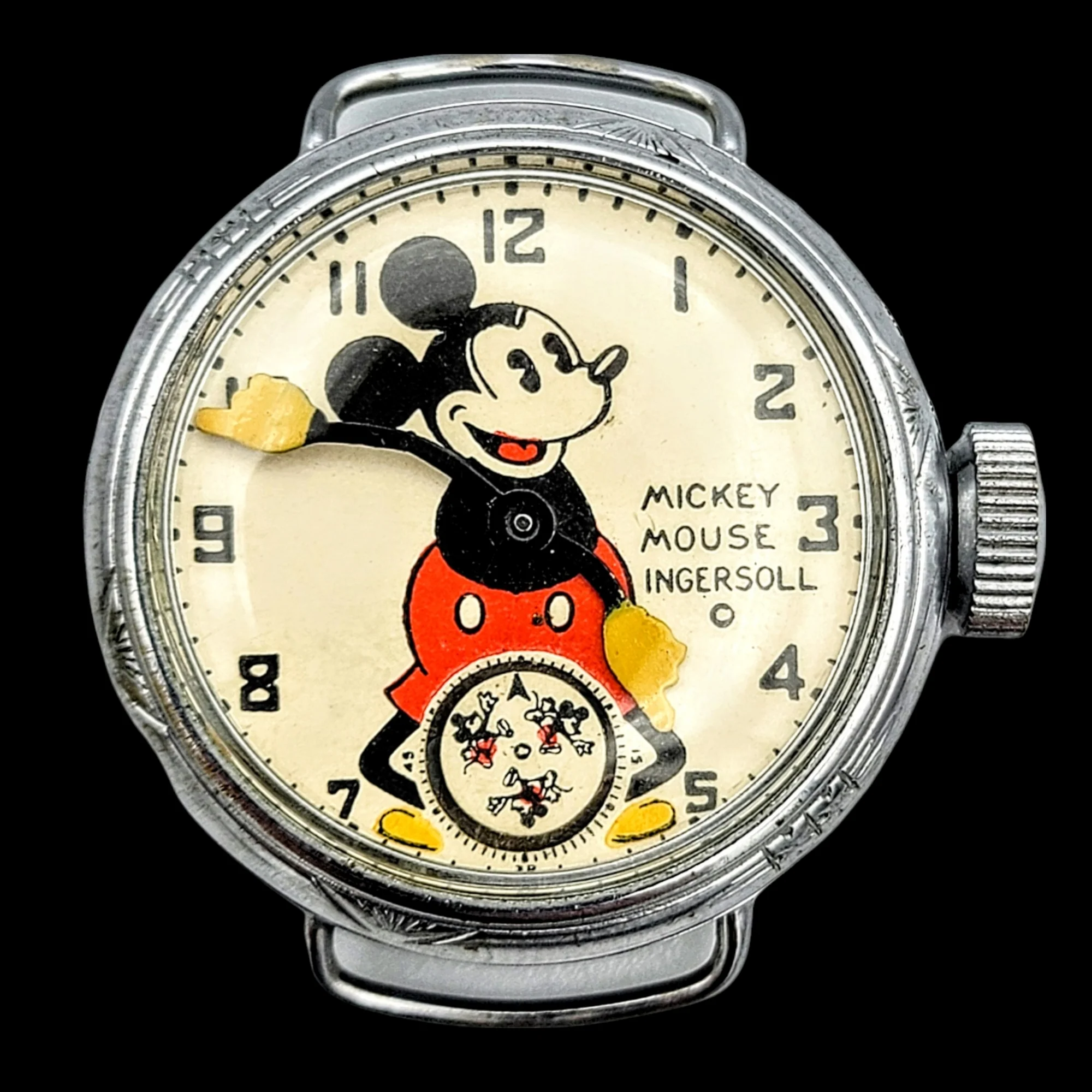 "First Edition" 1933 Mickey Mouse Ingersoll Watch - Image 7