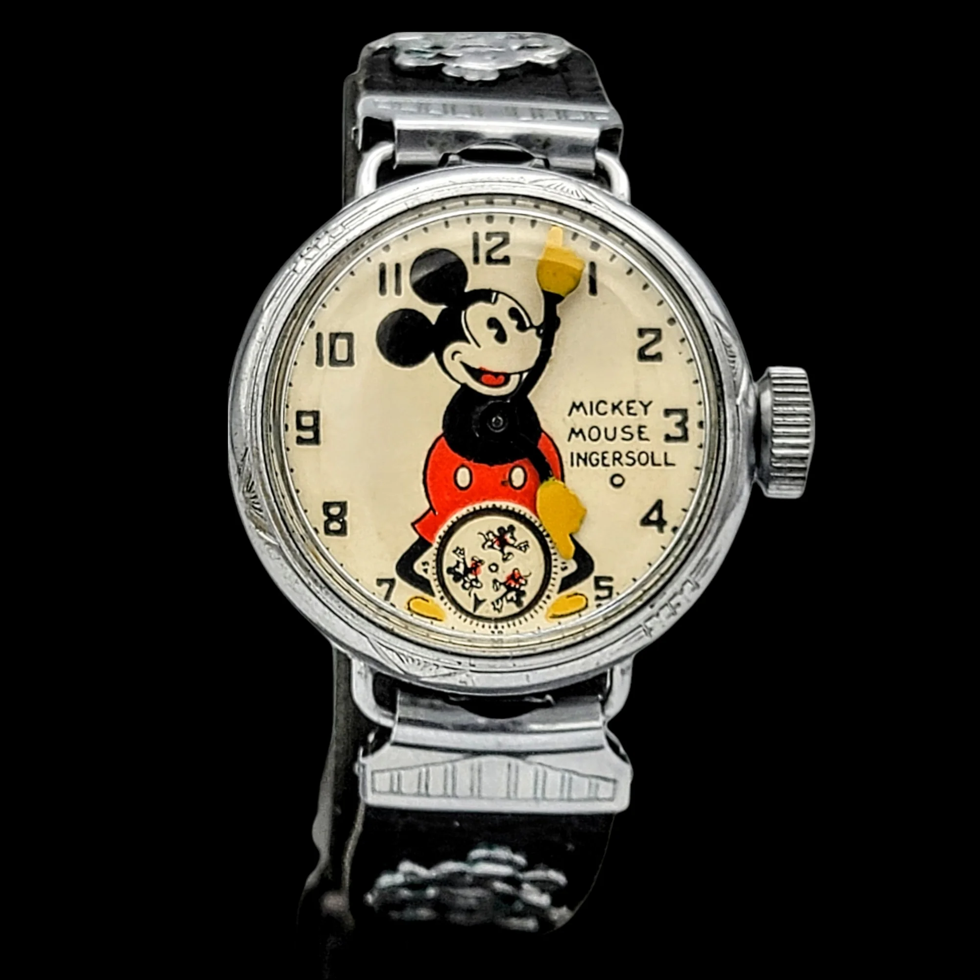 "First Edition" 1933 Mickey Mouse Ingersoll Watch - Image 8