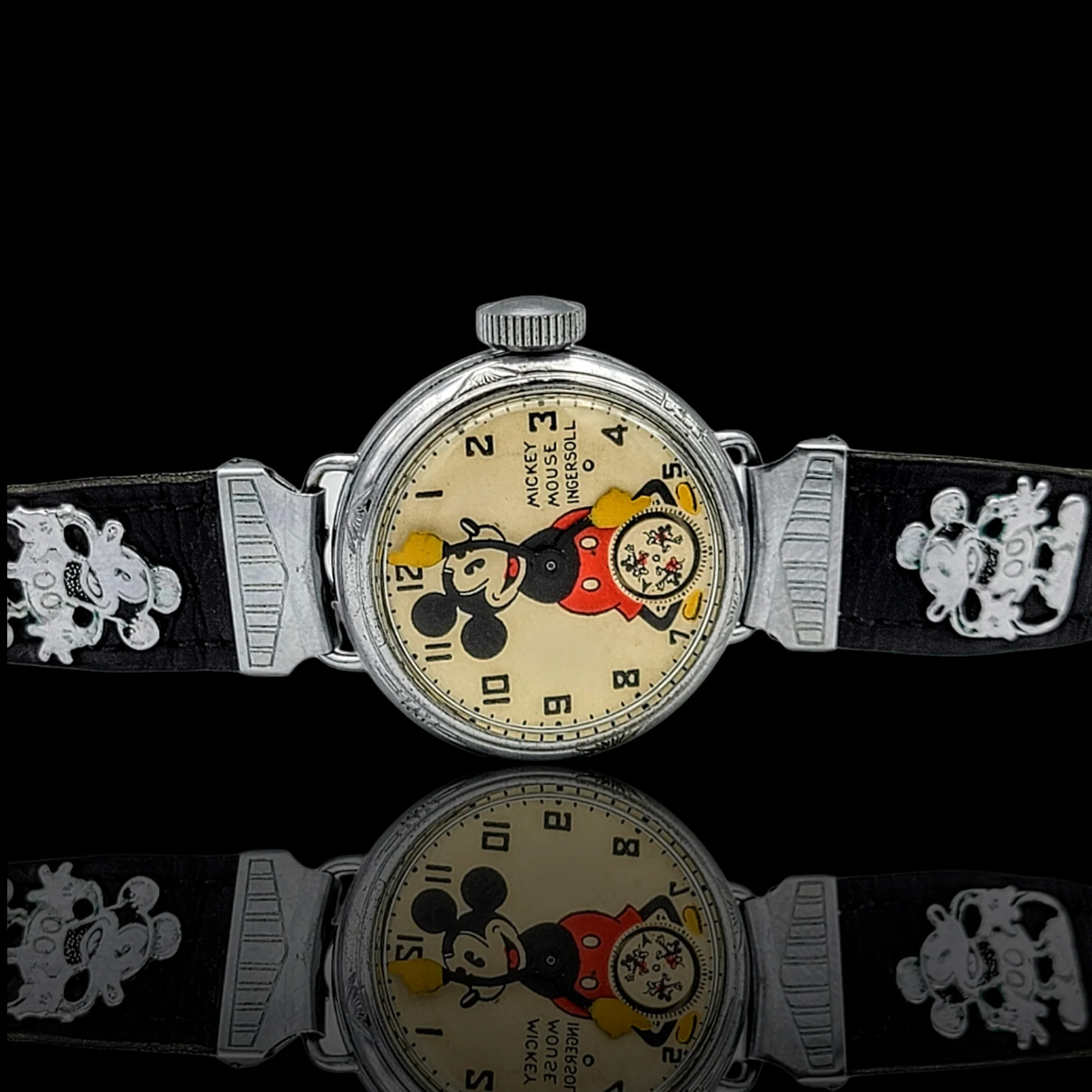 "First Edition" 1933 Mickey Mouse Ingersoll Watch - Image 9