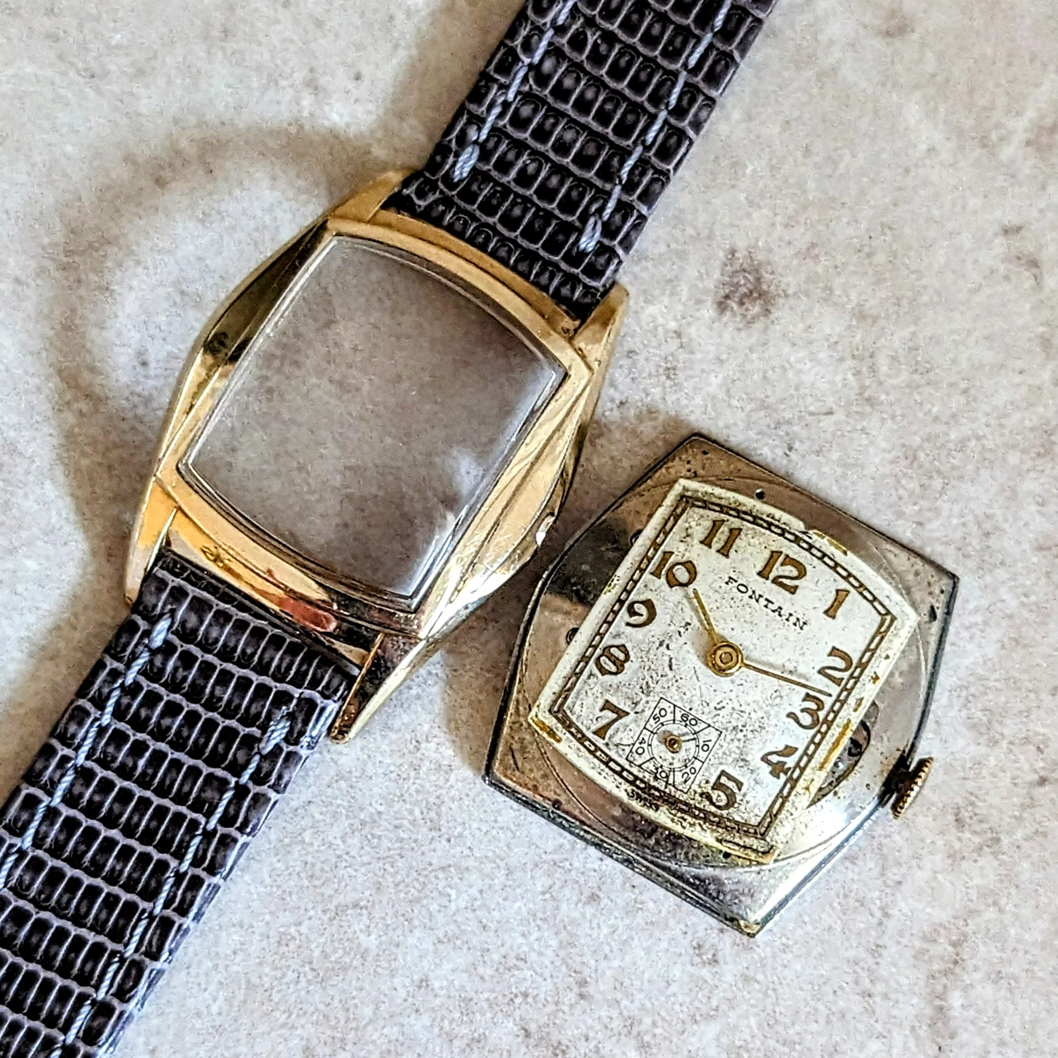 FONTAIN Wristwatch by Helbros Watch Co. 7 Jewels Cal. 111 Swiss Made Watch - Image 9