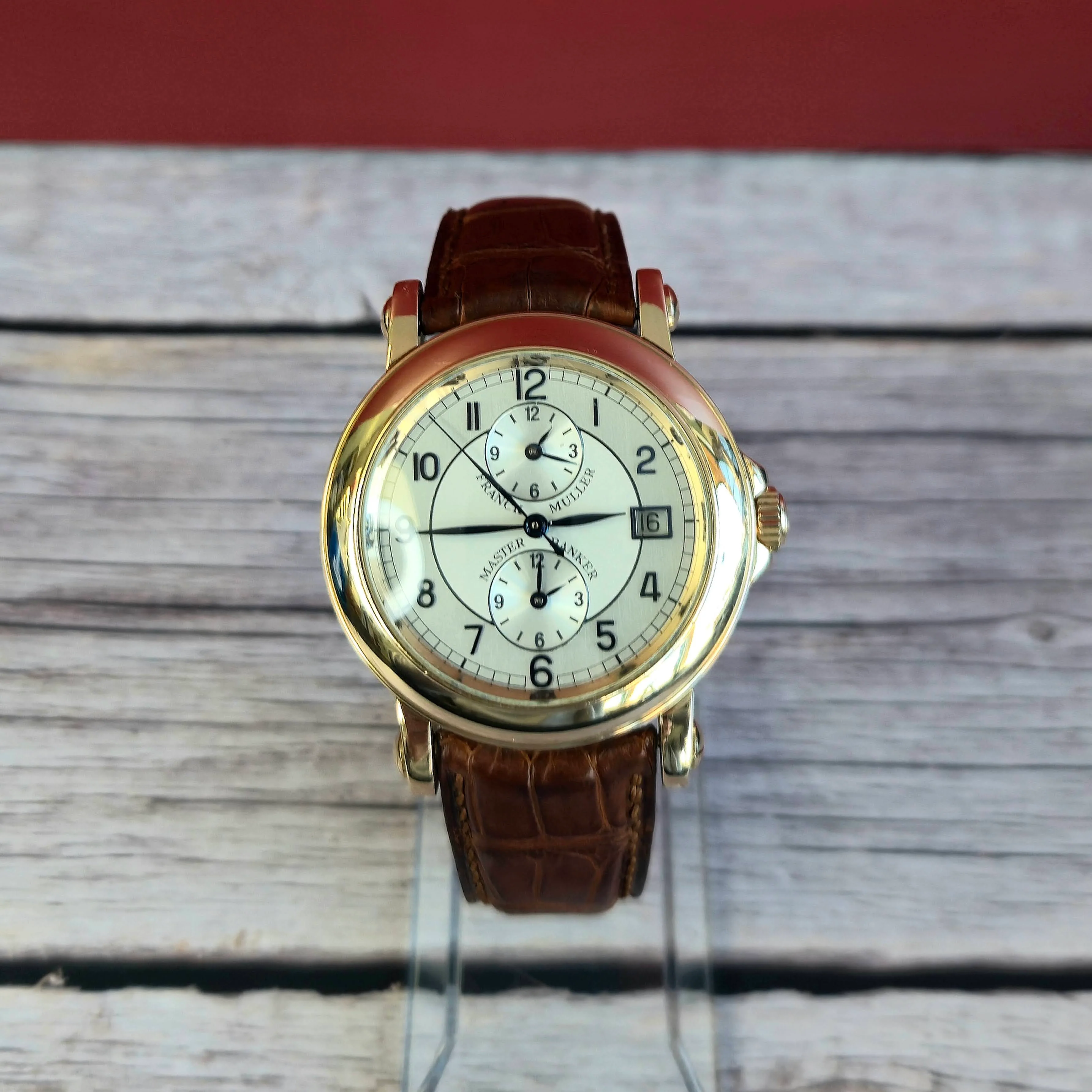 Franck Muller Master Banker 7000MB 18K Gold Triple Time Zone & Date Wristwatch - Master of Complication - Image 13