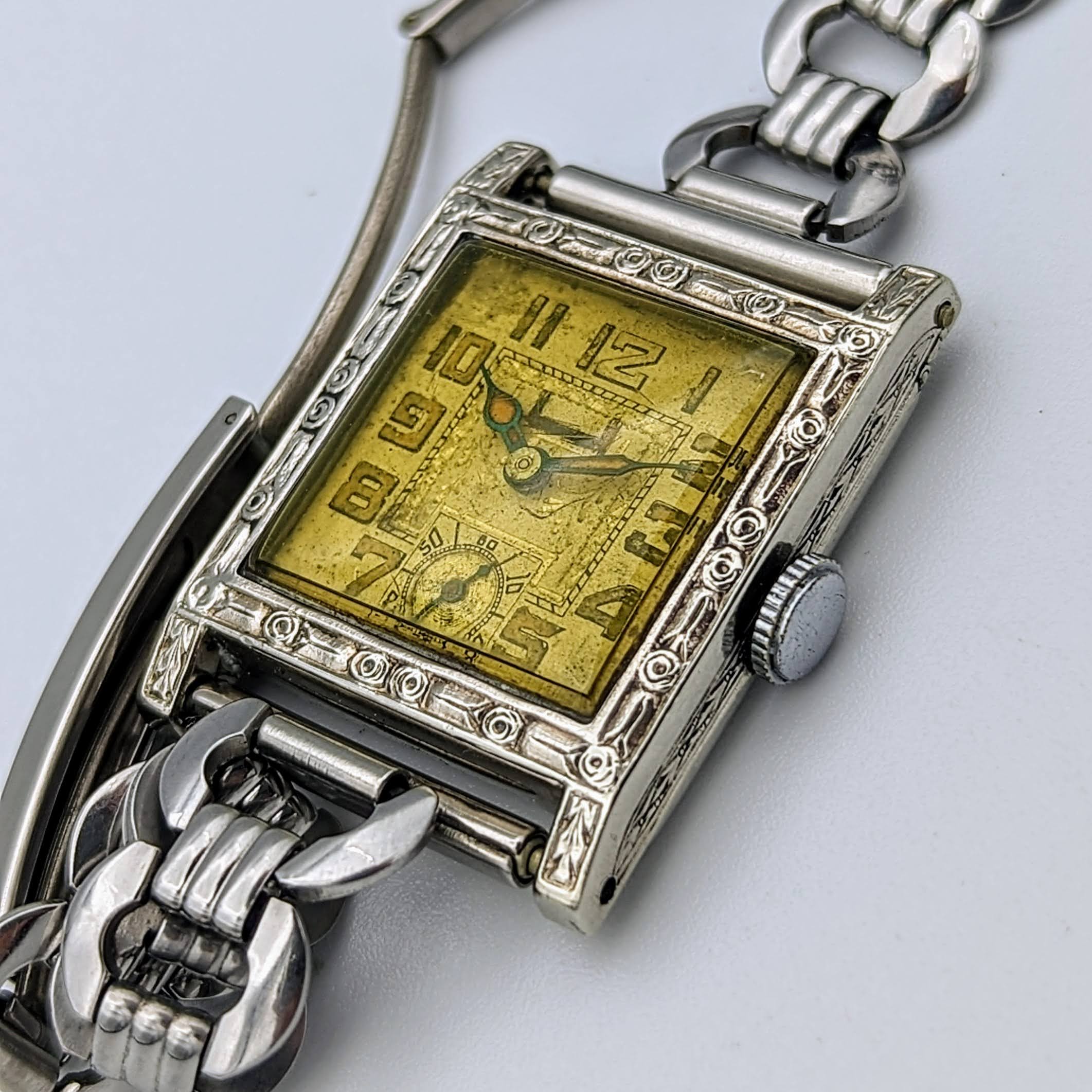 GALMOR Art Deco Wristwatch Swiss Made Movement 2 ADJs 6 Jewels - Image 4