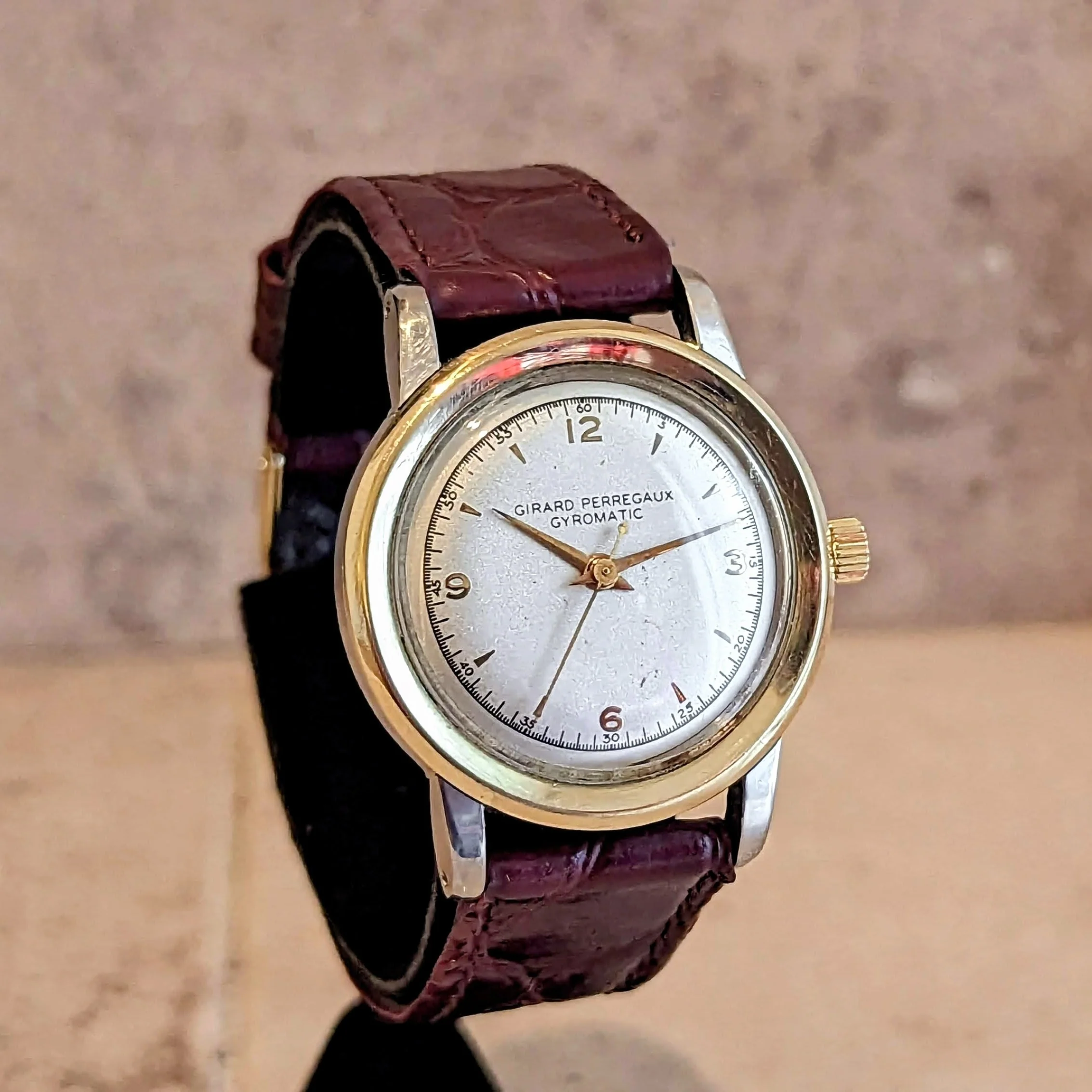 GIRARD-PERREGAUX Gyromatic Wristwatch Swiss Automatic Cal 47 AE Ref 6373 Watch - Image 3