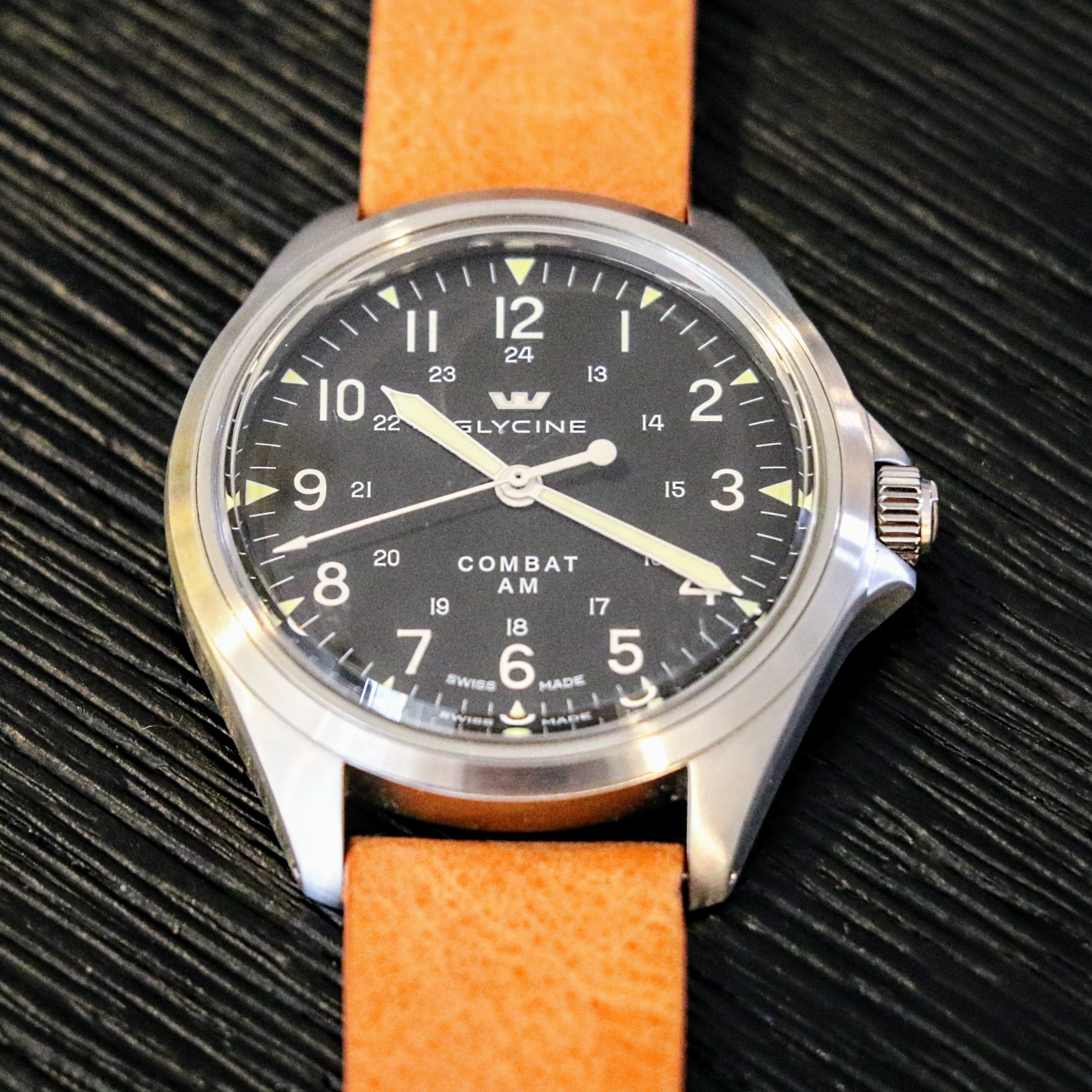 GLYCINE Combat AM Automatic Watch Ref GL0239 DEMO UNIT NEAR NOS! 2 STRAPS - Image 13
