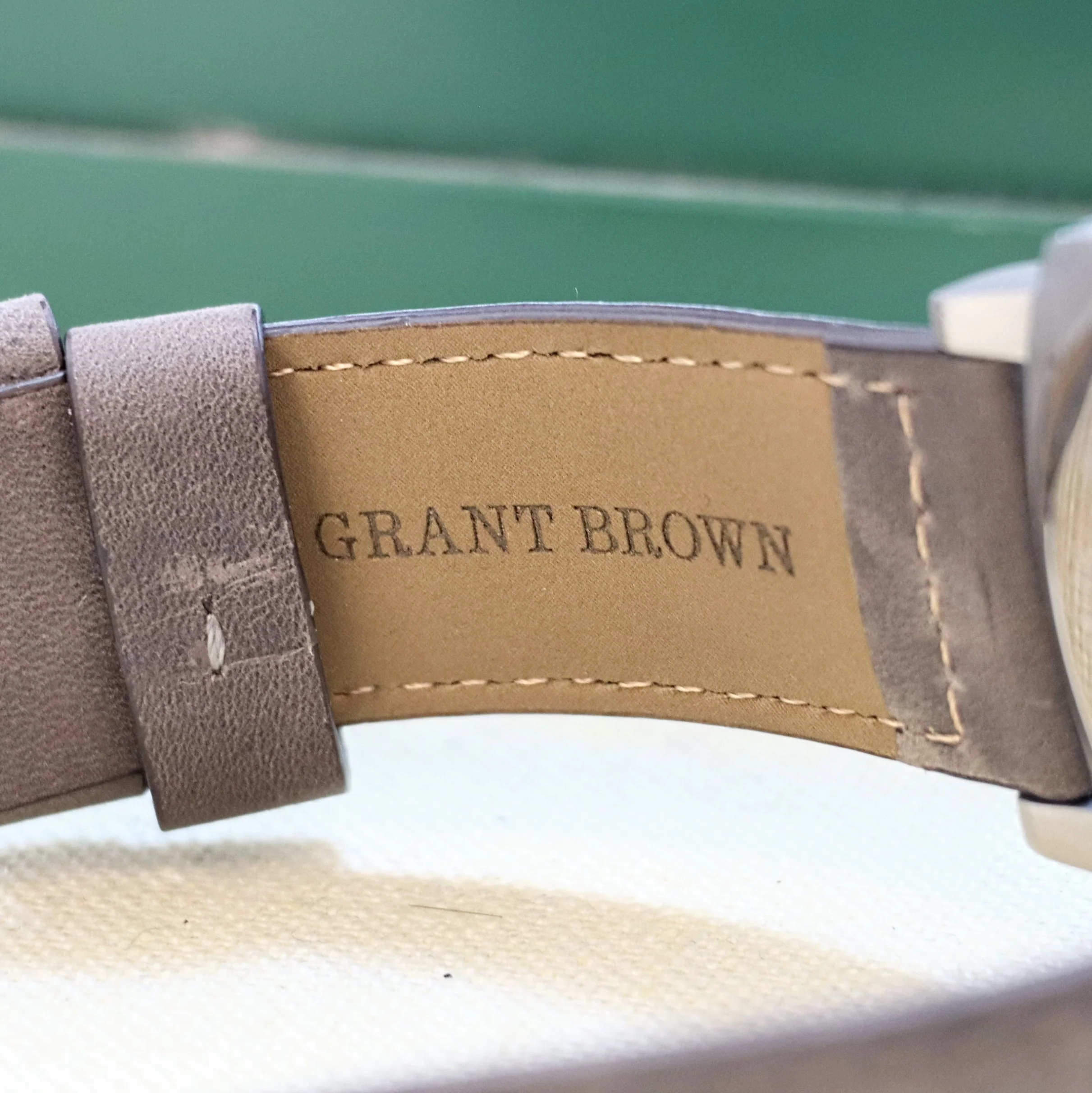GRANT BROWN Watch Day/Date Indicator Ref. 9414C Stainless Steel Quartz Wristwatch ALL Original - Image 11