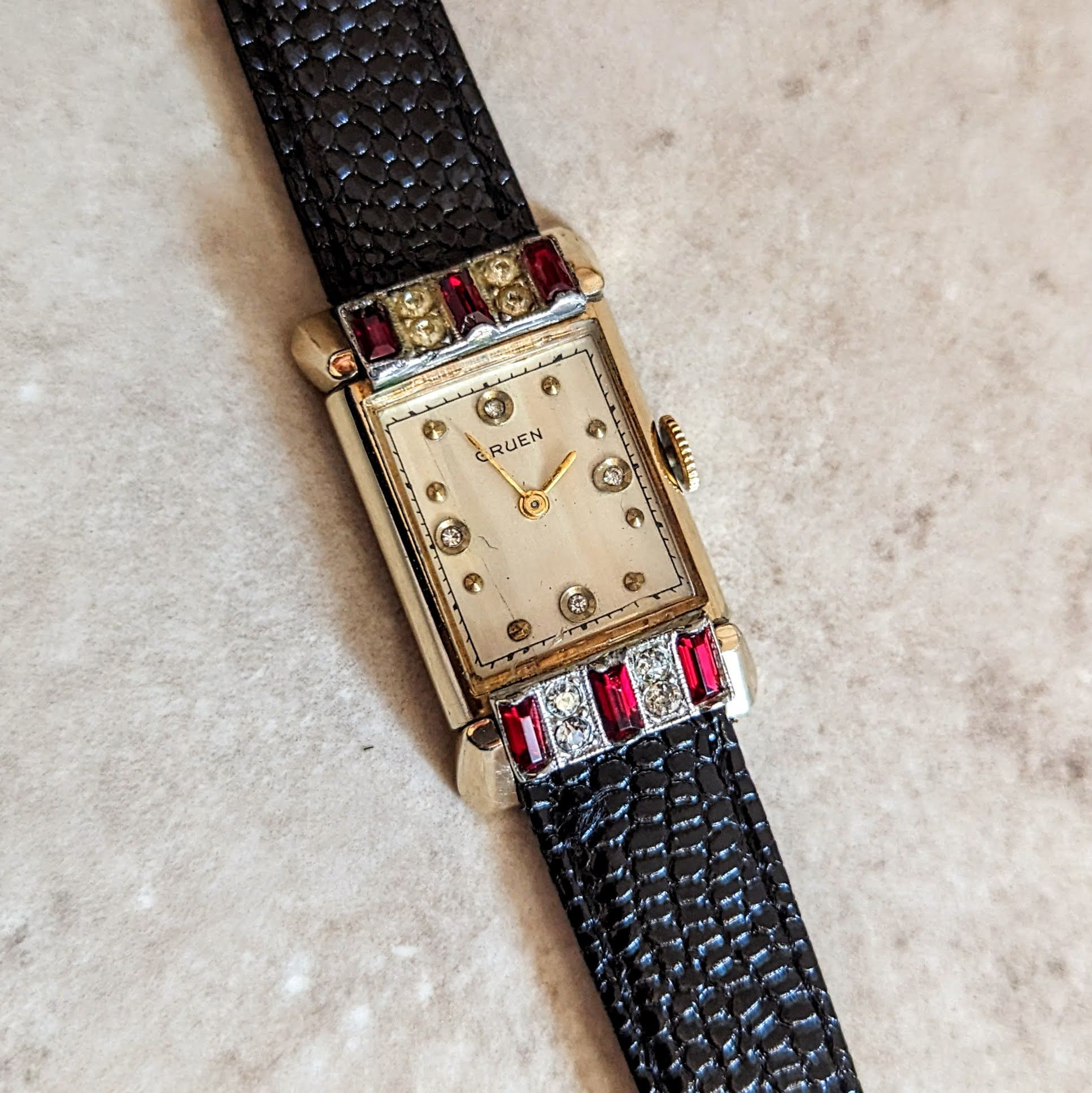 GRUEN Guild Watch Cal. 835 15 Jewels 4 ADJ Swiss Made Vintage Wristwatch - Image 12