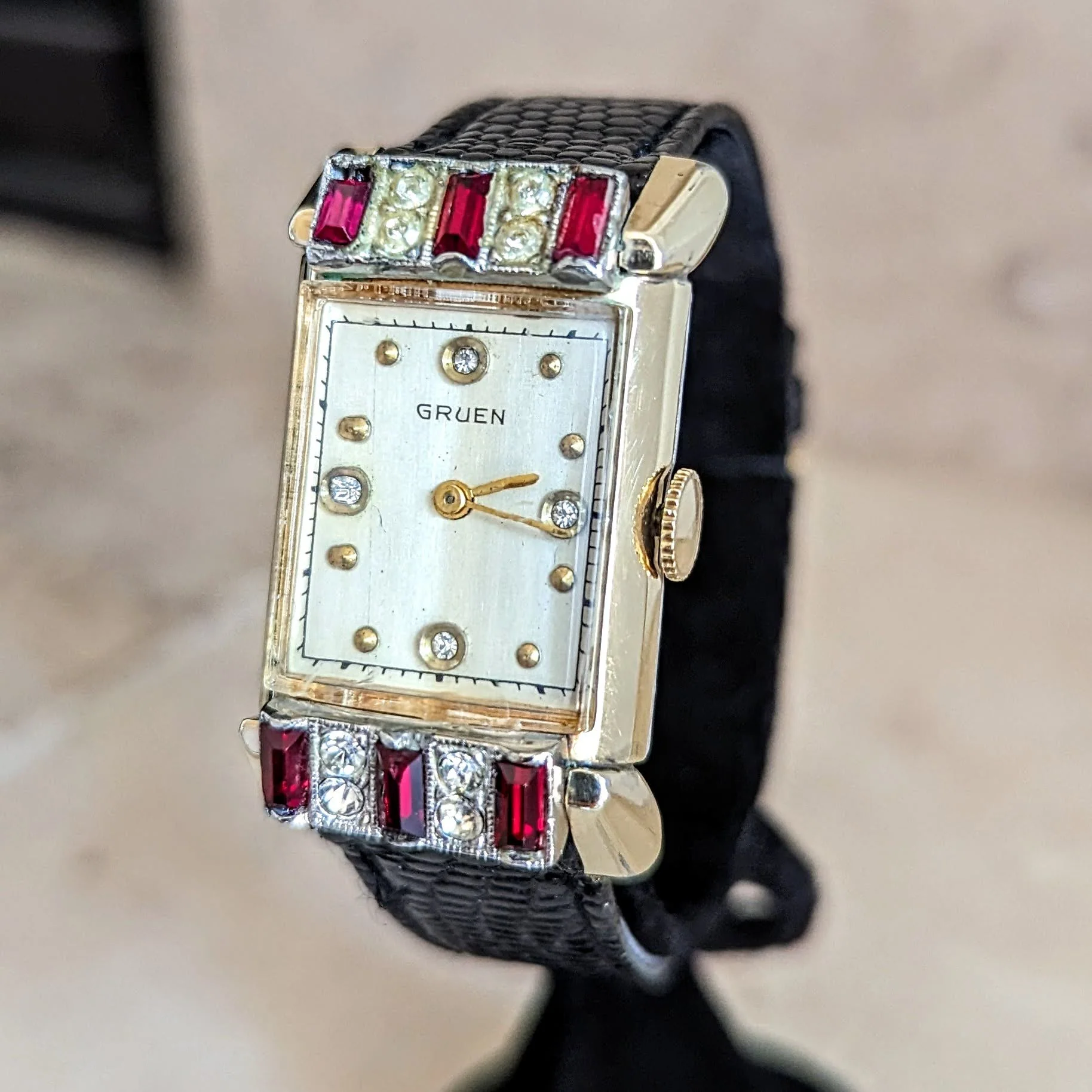 GRUEN Guild Watch Cal. 835 15 Jewels 4 ADJ Swiss Made Vintage Wristwatch - Image 3