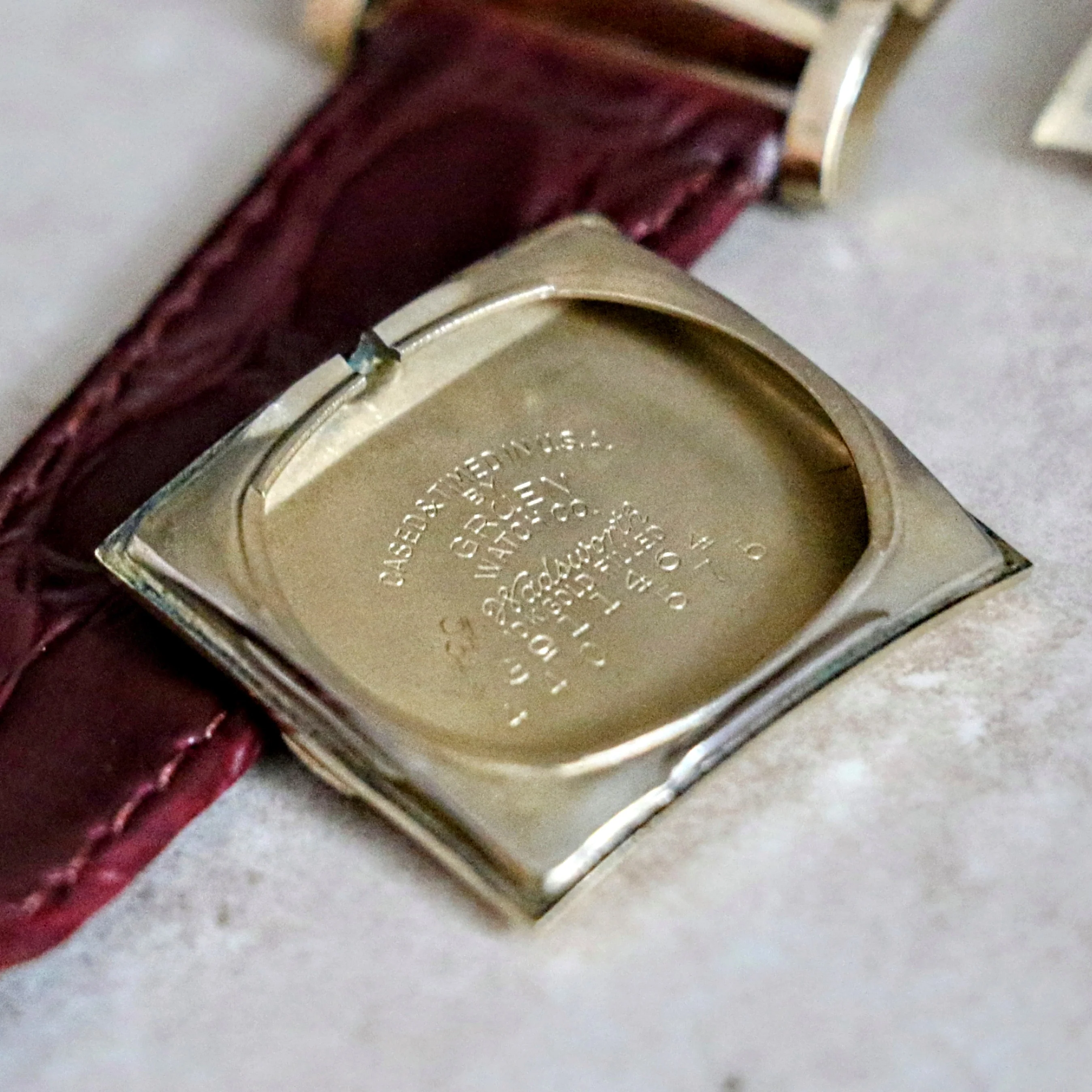 GRUEN CURVEX Precision Watch Cal. 440 17 Jewels 10K GF Wristwatch - Image 15