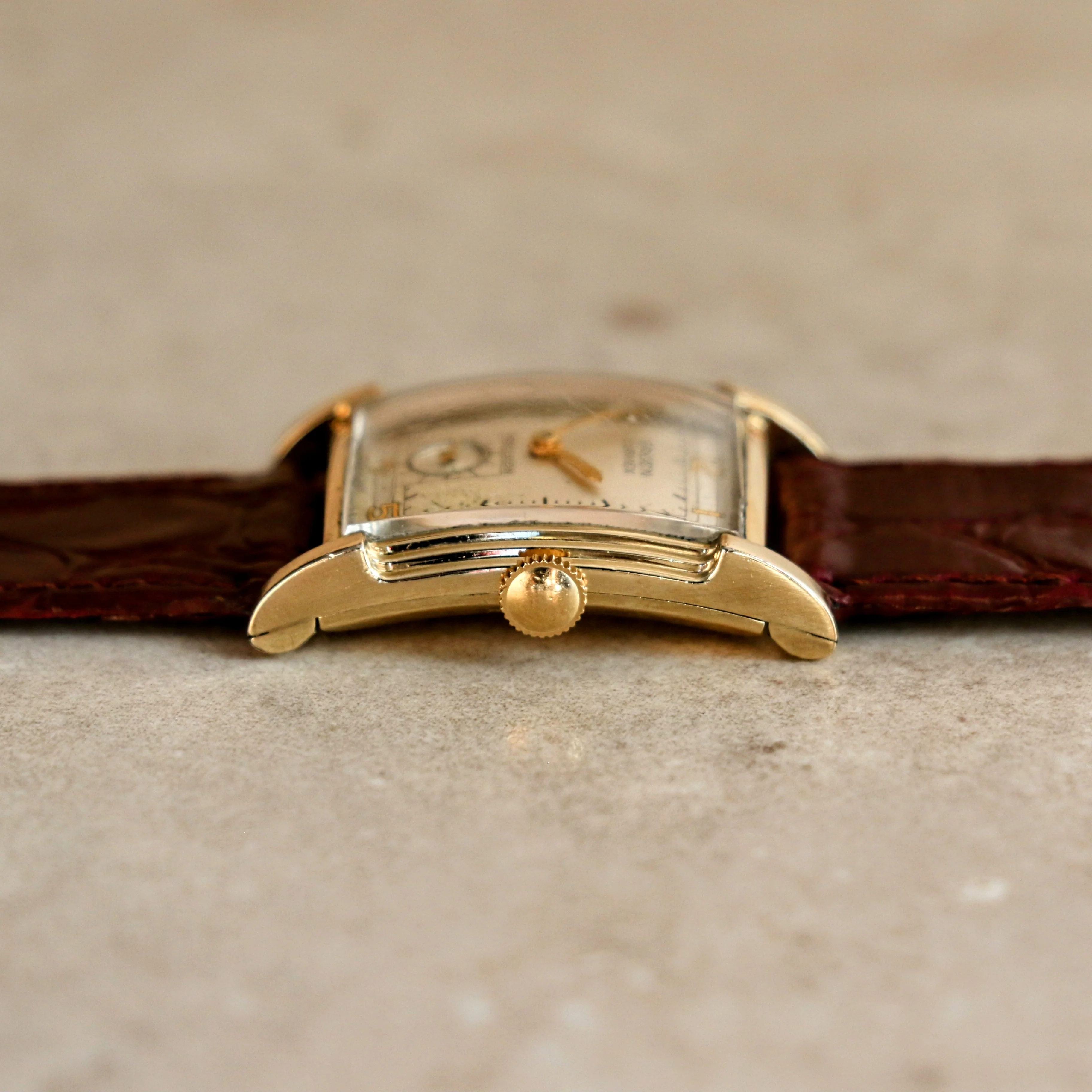 GRUEN CURVEX Precision Watch Cal. 440 17 Jewels 10K GF Wristwatch - Image 8