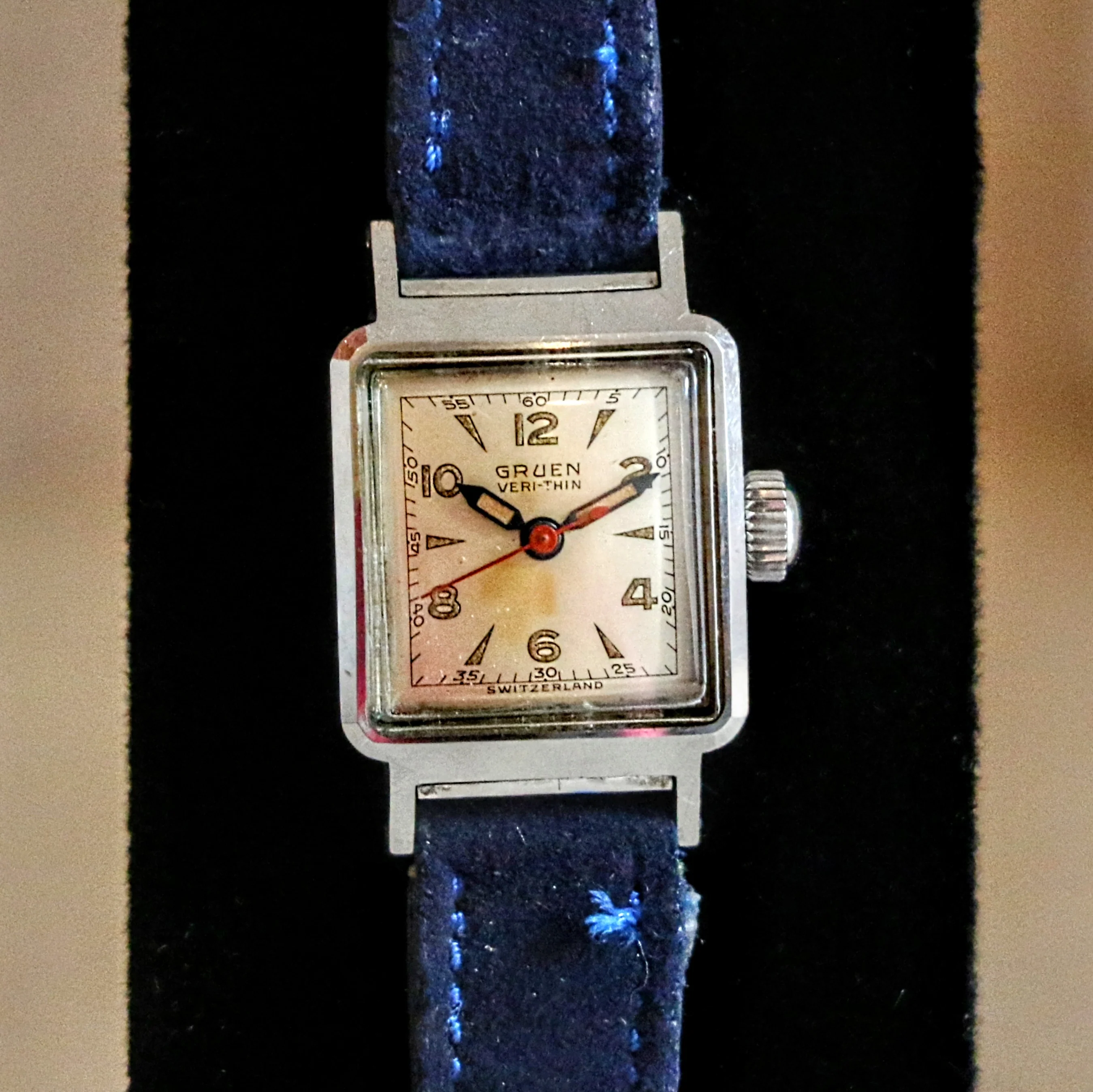 GRUEN Veri-Thin Ladies Watch 19mm Manual Wind Swiss Made Vintage Wristwatch - Image 2