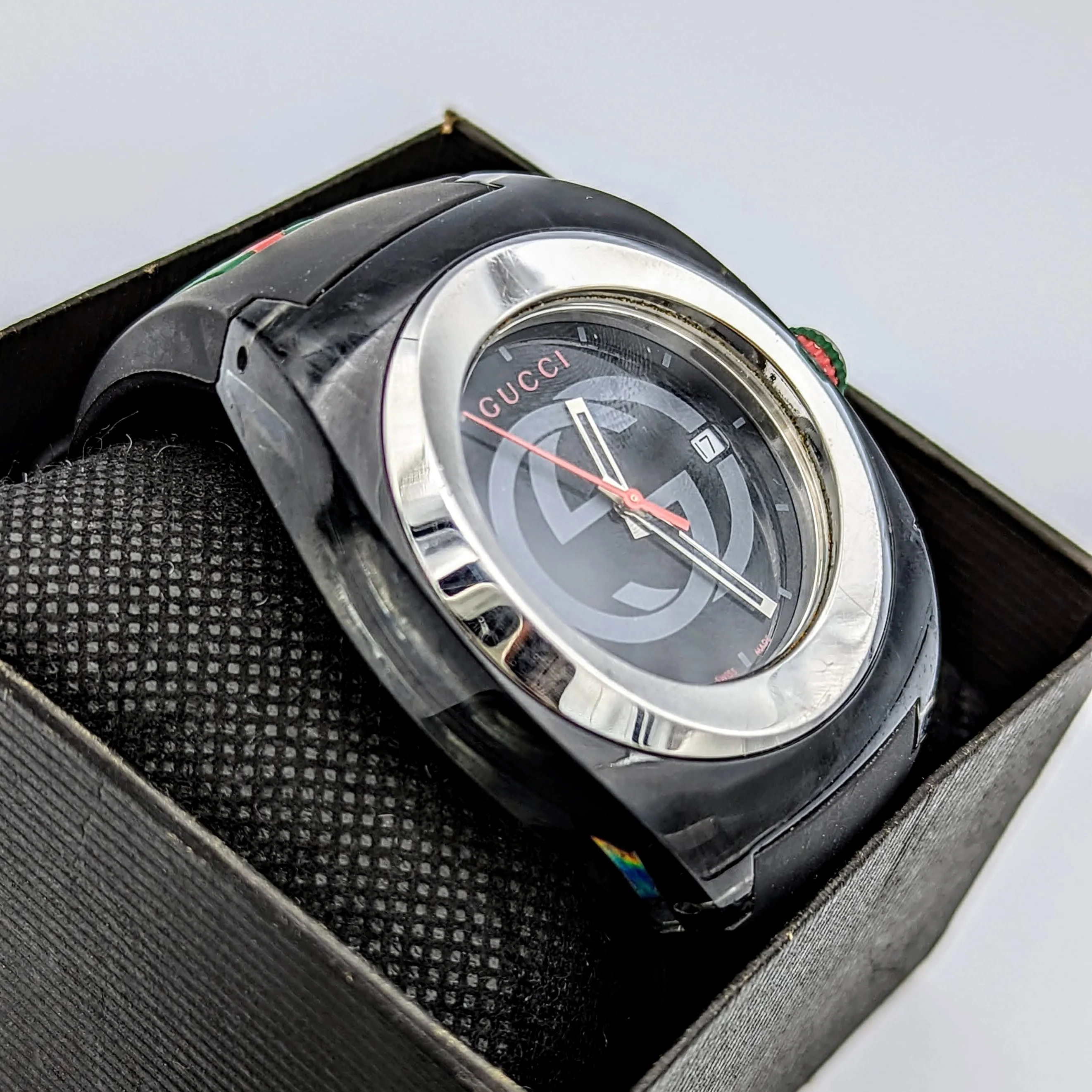 GUCCI SYNC Watch Ref. 137.1 Original Strap! Swiss Quartz Wristwatch - Image 3