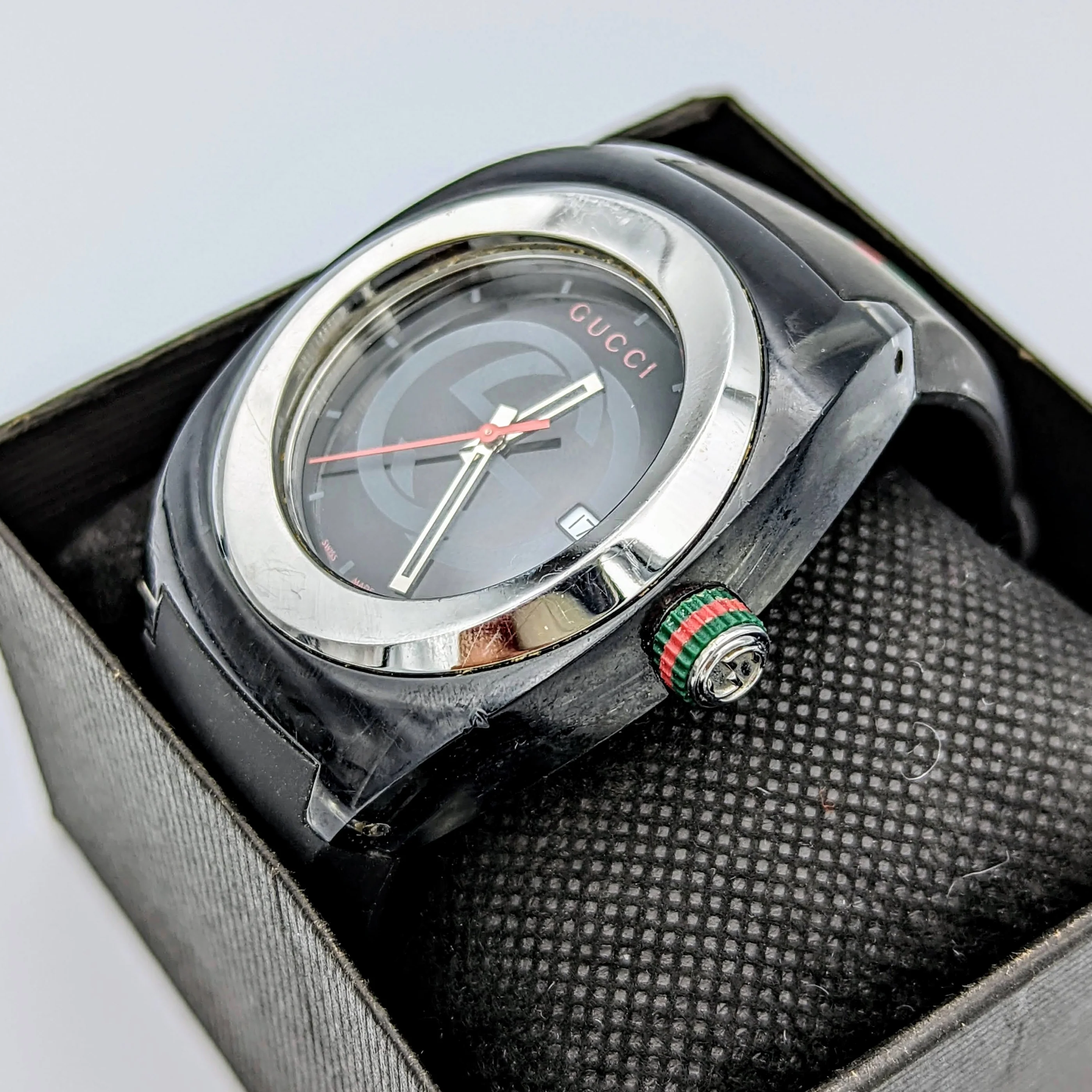 GUCCI SYNC Watch Ref. 137.1 Original Strap! Swiss Quartz Wristwatch - Image 4