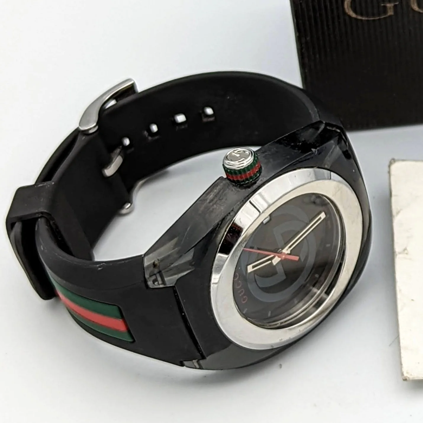 GUCCI SYNC Watch Ref. 137.1 Original Strap! Swiss Quartz Wristwatch - Image 8