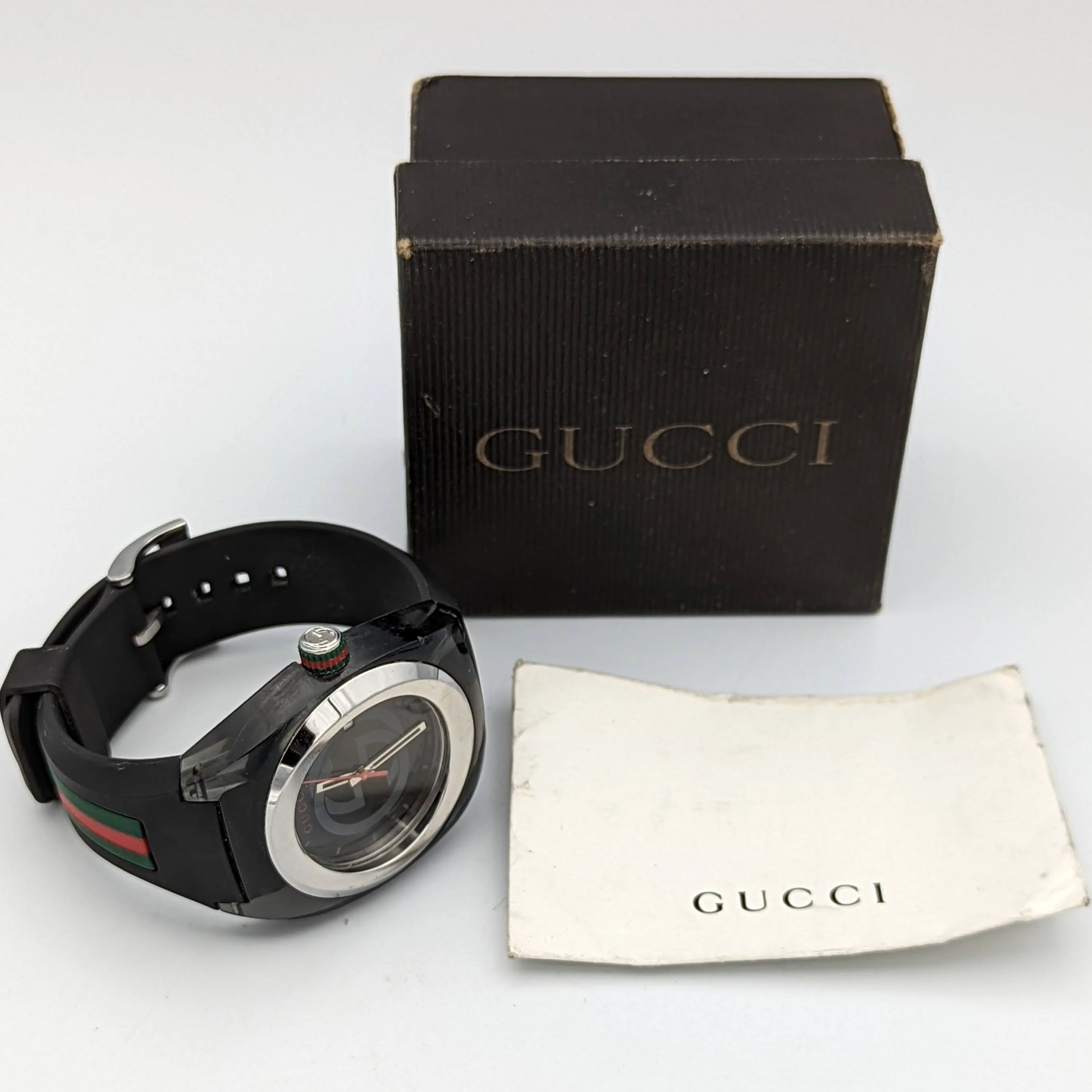 GUCCI SYNC Watch Ref. 137.1 Original Strap! Swiss Quartz Wristwatch - Image 9