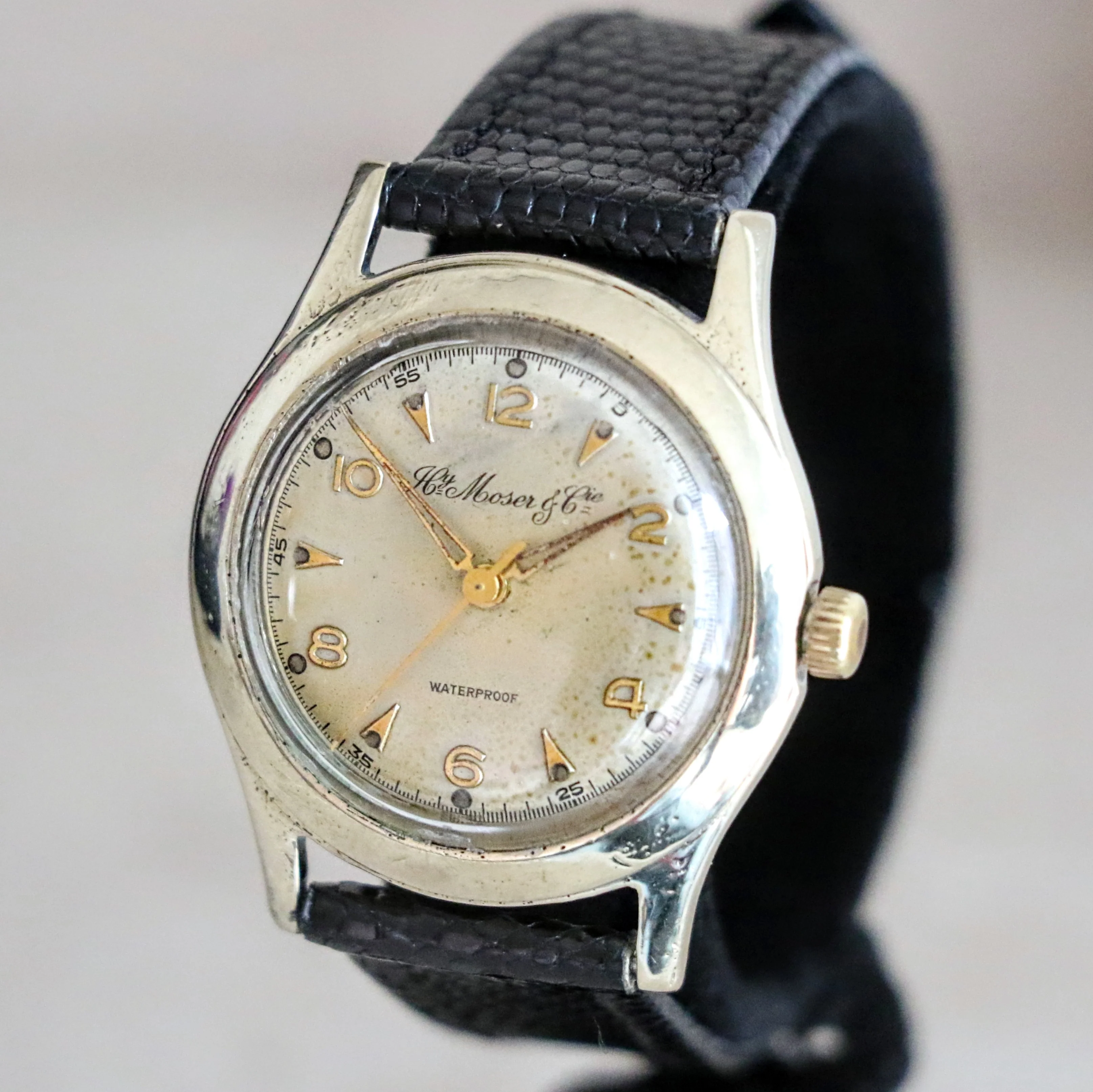 H. MOSER & Cie. Wristwatch 17 Rubis Cal. ETA 1100 Swiss Waterproof Watch - Image 4