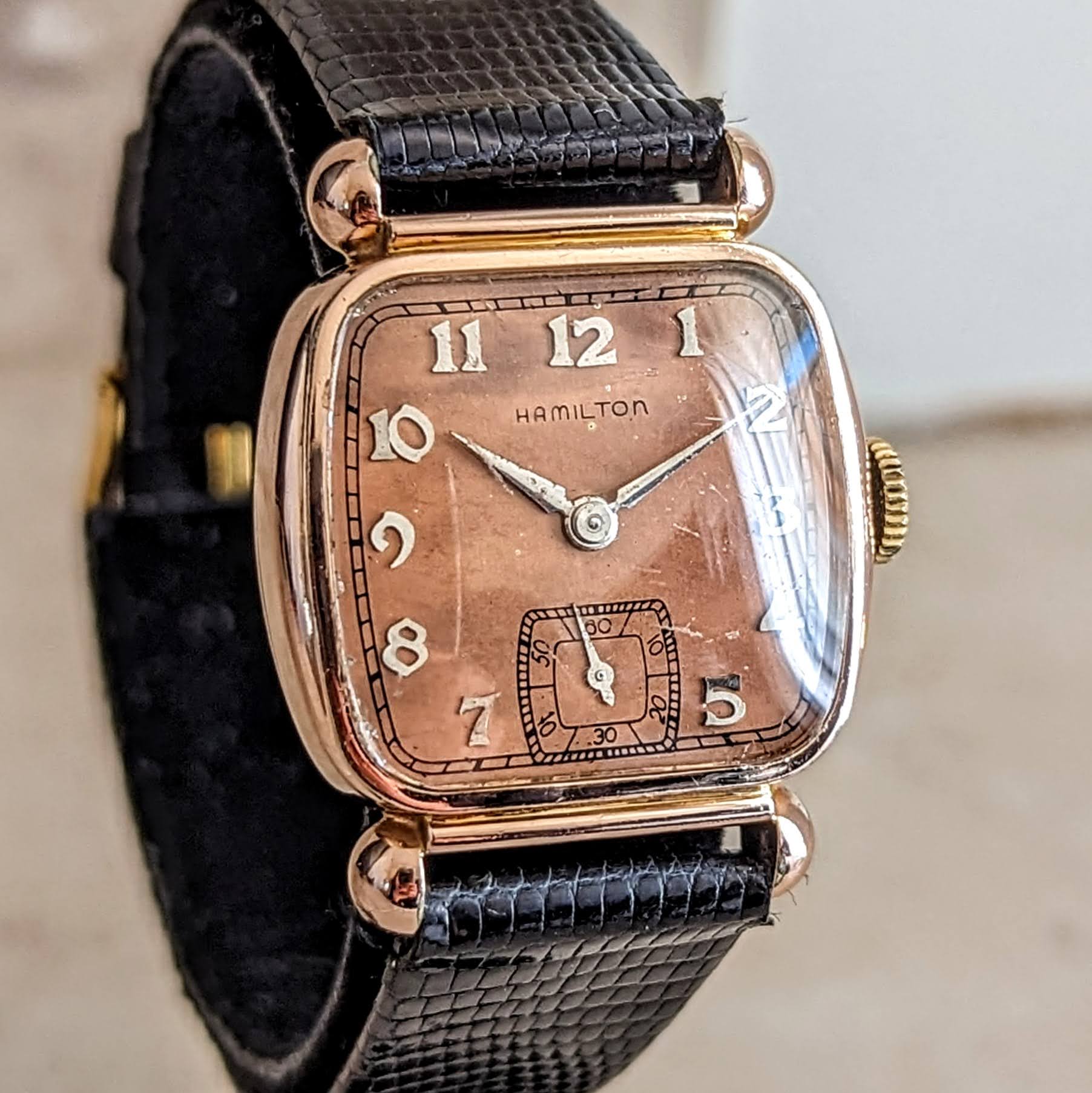 HAMILTON 1941 Coral Martin Wristwatch 17 Jewels Grade 987A  U.S.A. Made Watch