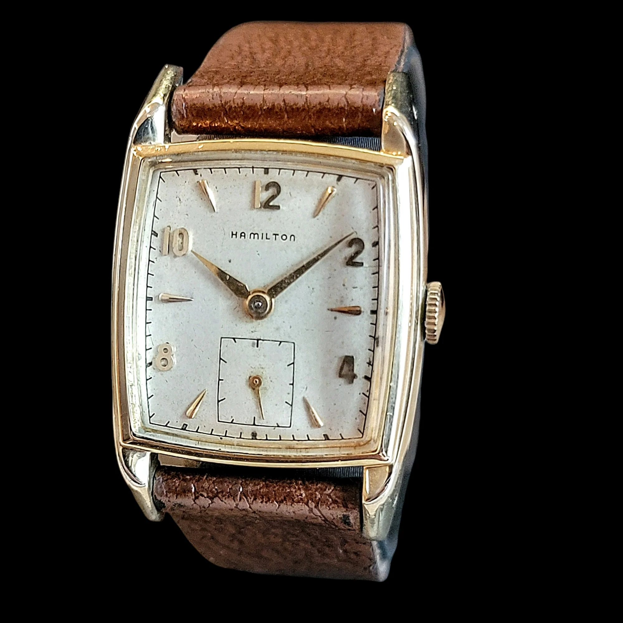HAMILTON 1950 Dunham Watch 17 Jewels Grade 747 U.S.A. Made - Image 3
